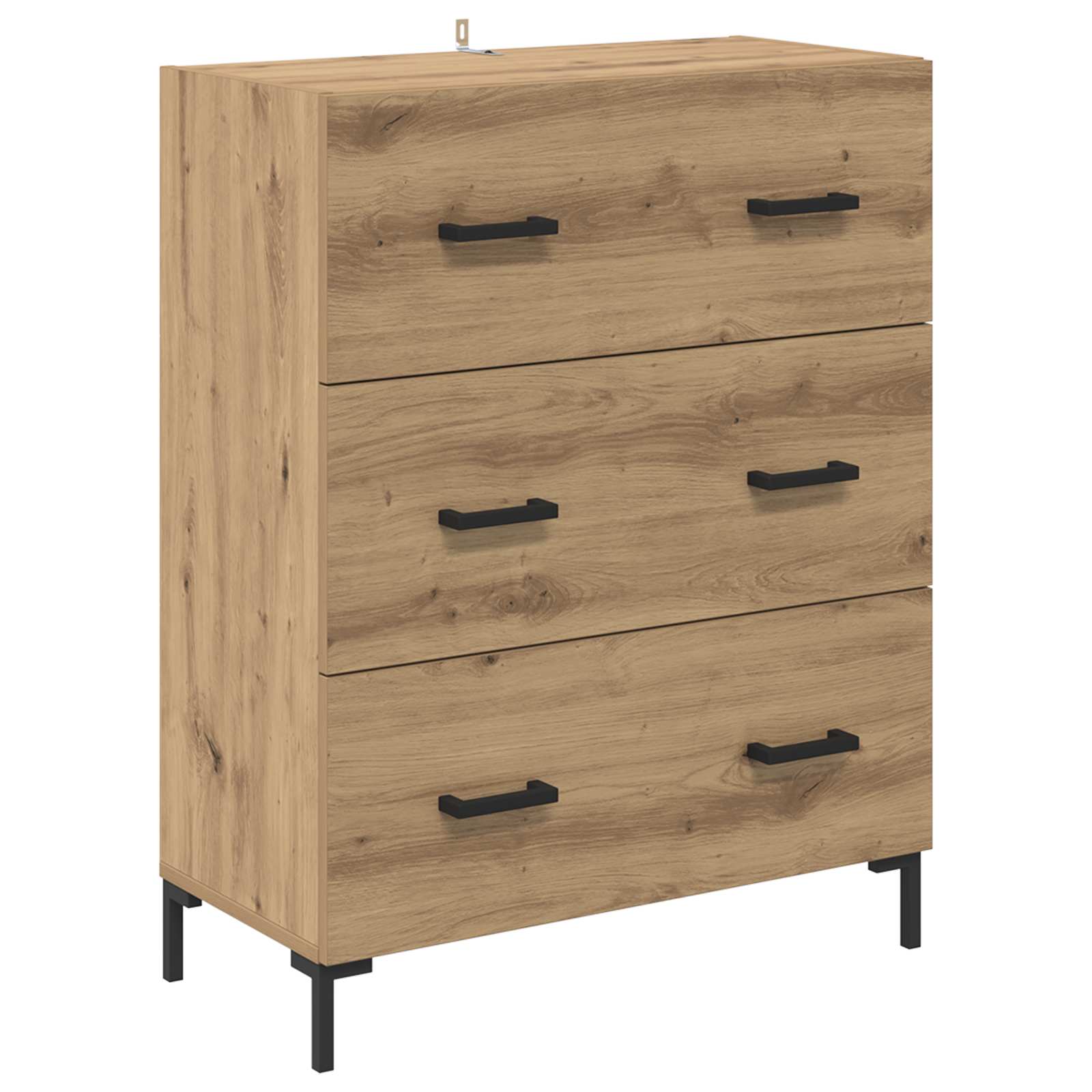 Buffet avec tiroir Chêne artisanal 69,5 x 34 x 90 cm - XIOS