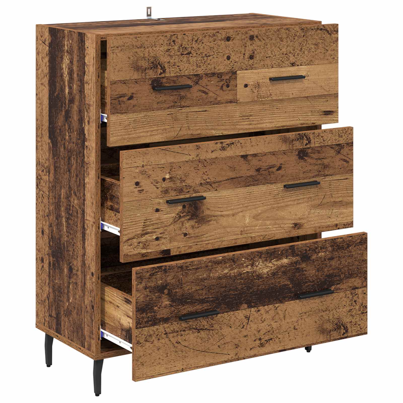 Buffet Bois Ancien 69,5 x 34 x 90 cm Bois d'ingénierie et fer - XIOS