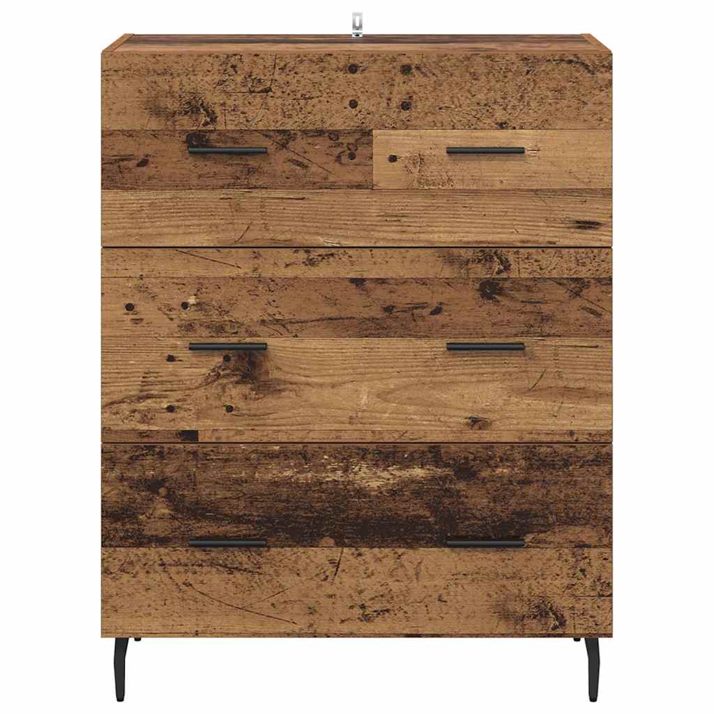 Buffet Bois Ancien 69,5 x 34 x 90 cm Bois d'ingénierie et fer - XIOS