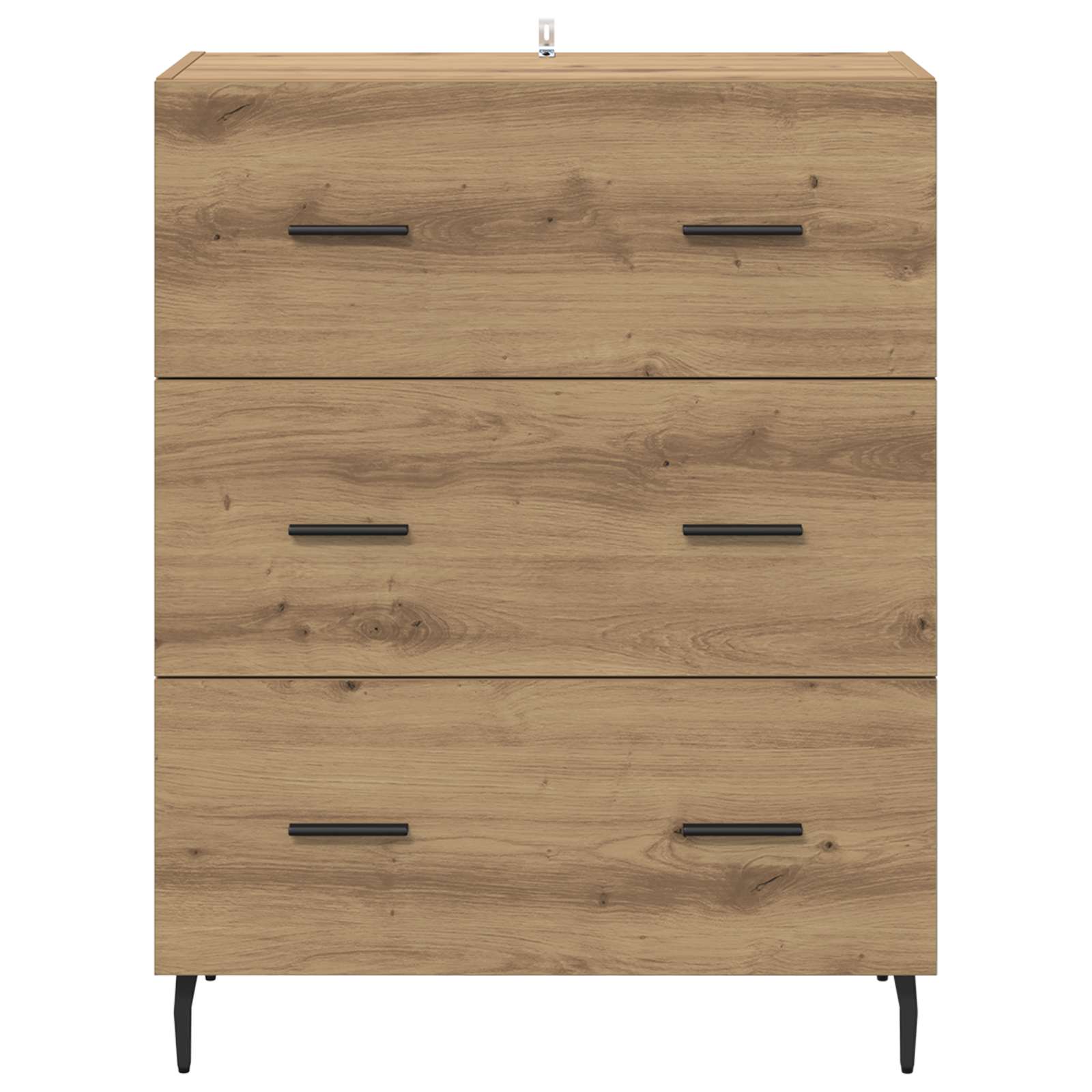 Buffet avec tiroir Chêne artisanal 69,5 x 34 x 90 cm - XIOS