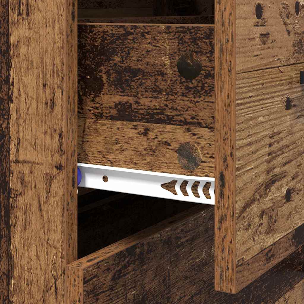 Buffet Bois Ancien 69,5 x 34 x 90 cm Bois d'ingénierie et fer - XIOS