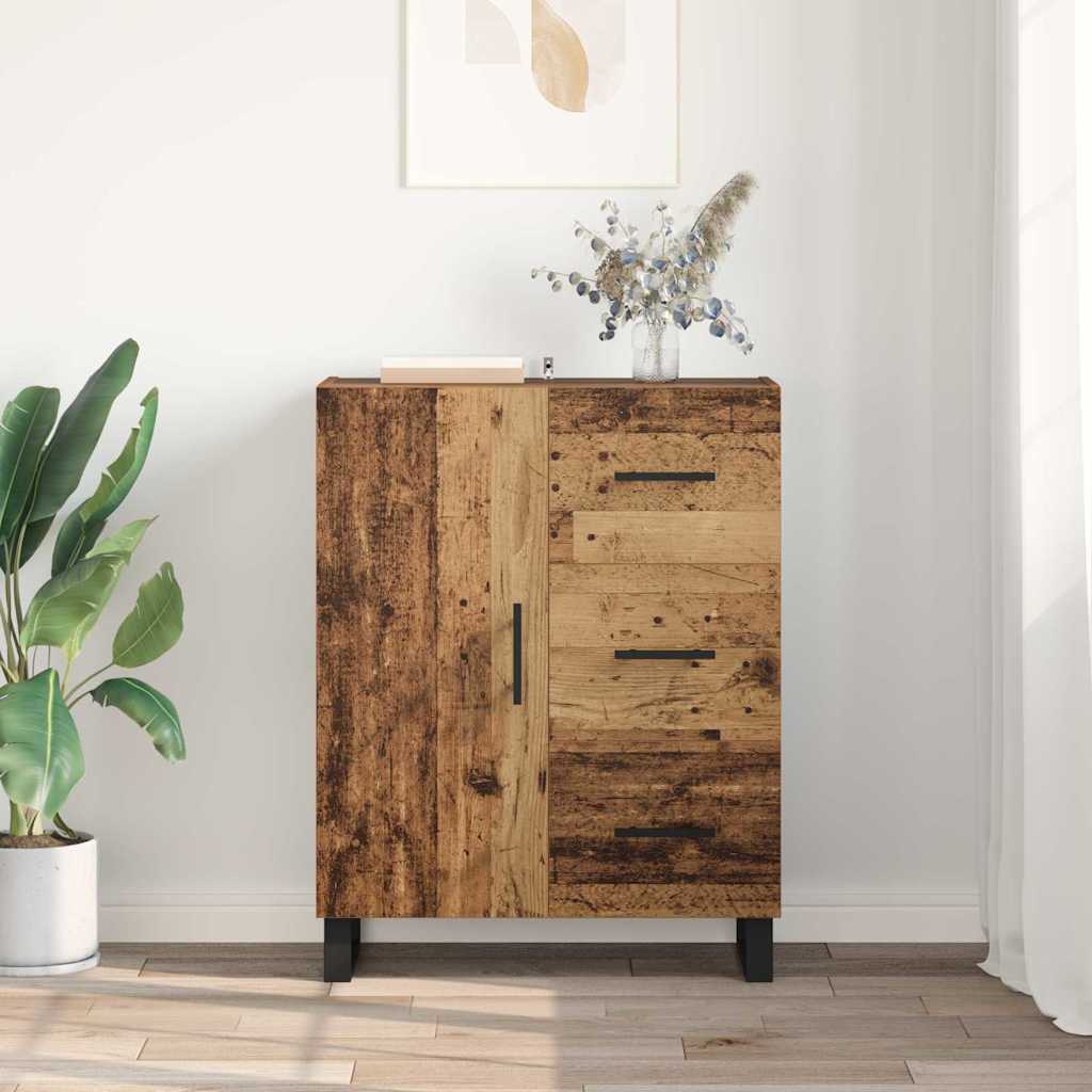 Buffet Bois Ancien 69,5 x 34 x 90 cm Bois d'ingénierie et fer - XIOS