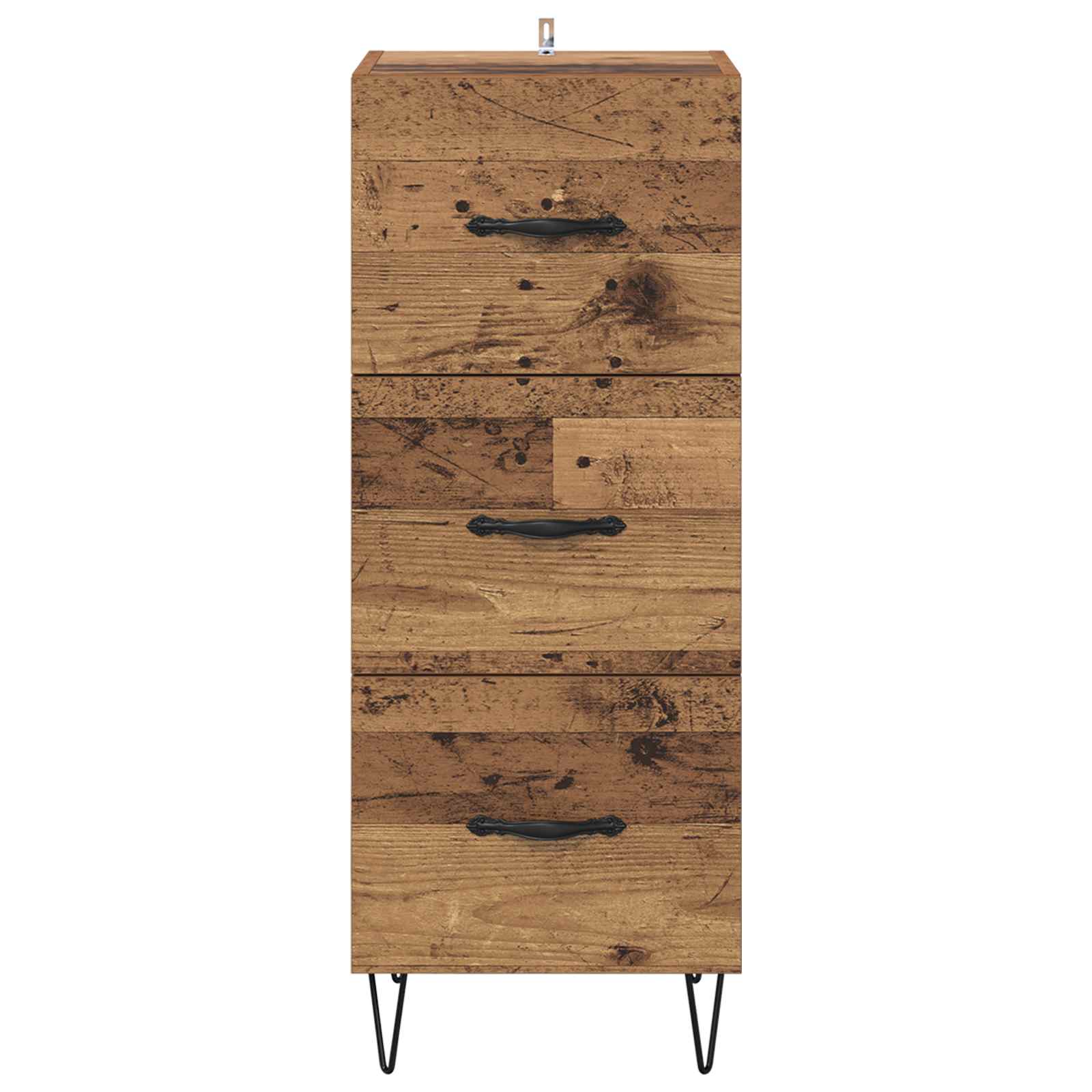 Buffet Bois ancien 34 x 34,5 x 90 cm Bois d'ingénierie - XIOS
