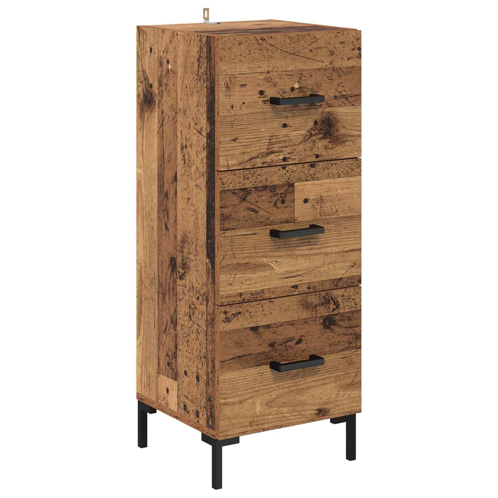 Buffet Bois ancien 34,5 x 34 x 90 cm Bois d'ingénierie - XIOS