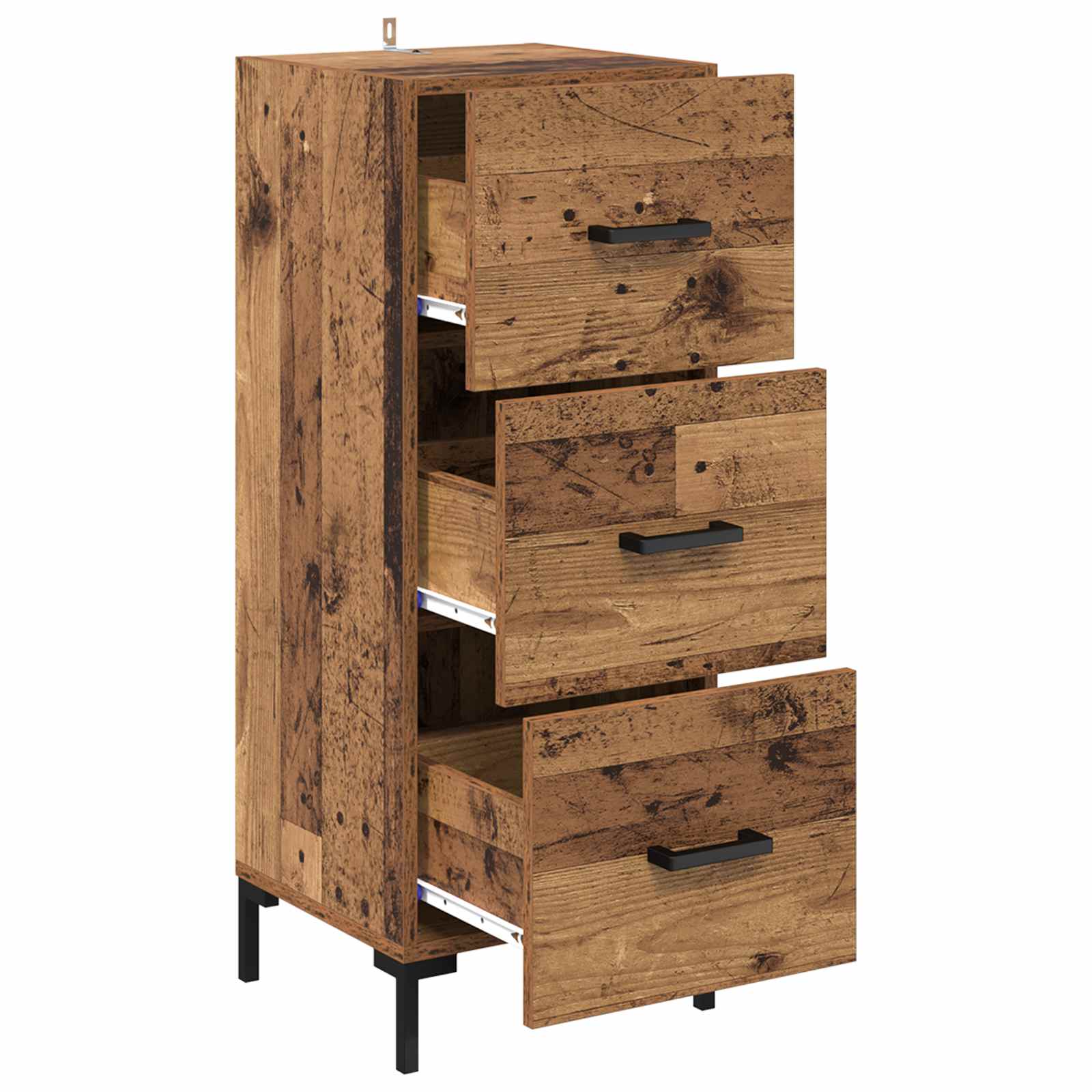 Buffet Bois ancien 34,5 x 34 x 90 cm Bois d'ingénierie - XIOS