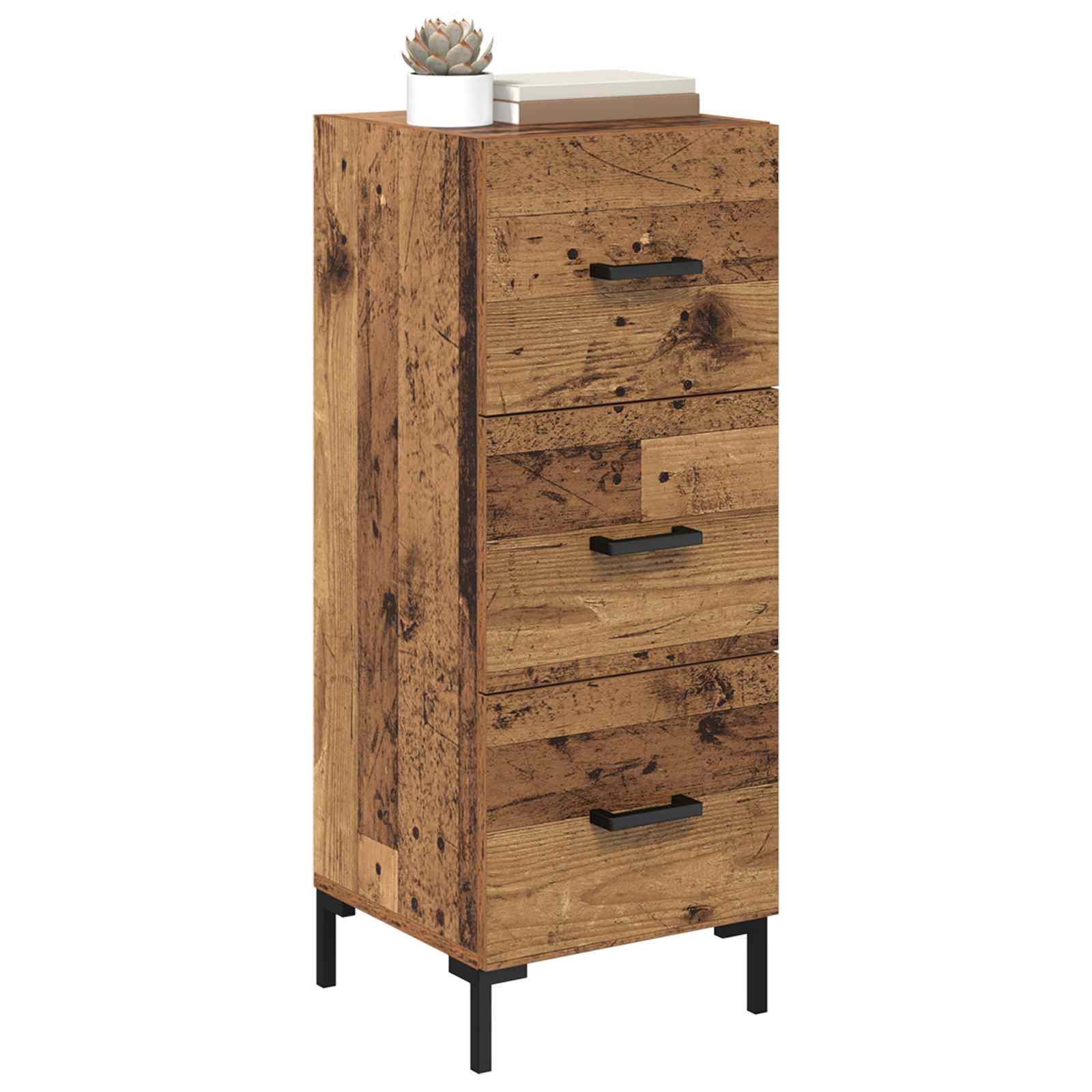 Buffet Bois ancien 34,5 x 34 x 90 cm Bois d'ingénierie - XIOS