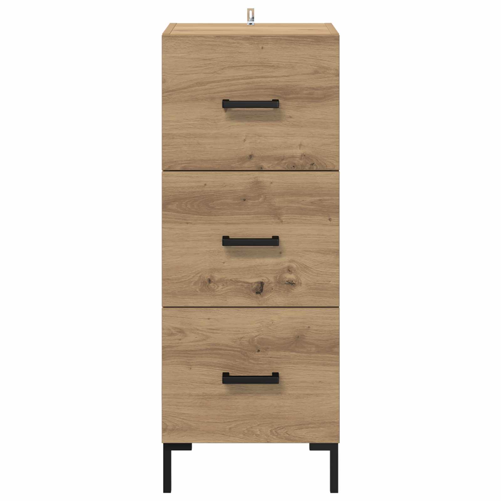 Buffet Chêne artisanal 34,5 x 34 x 90 cm Bois d'ingénierie - XIOS