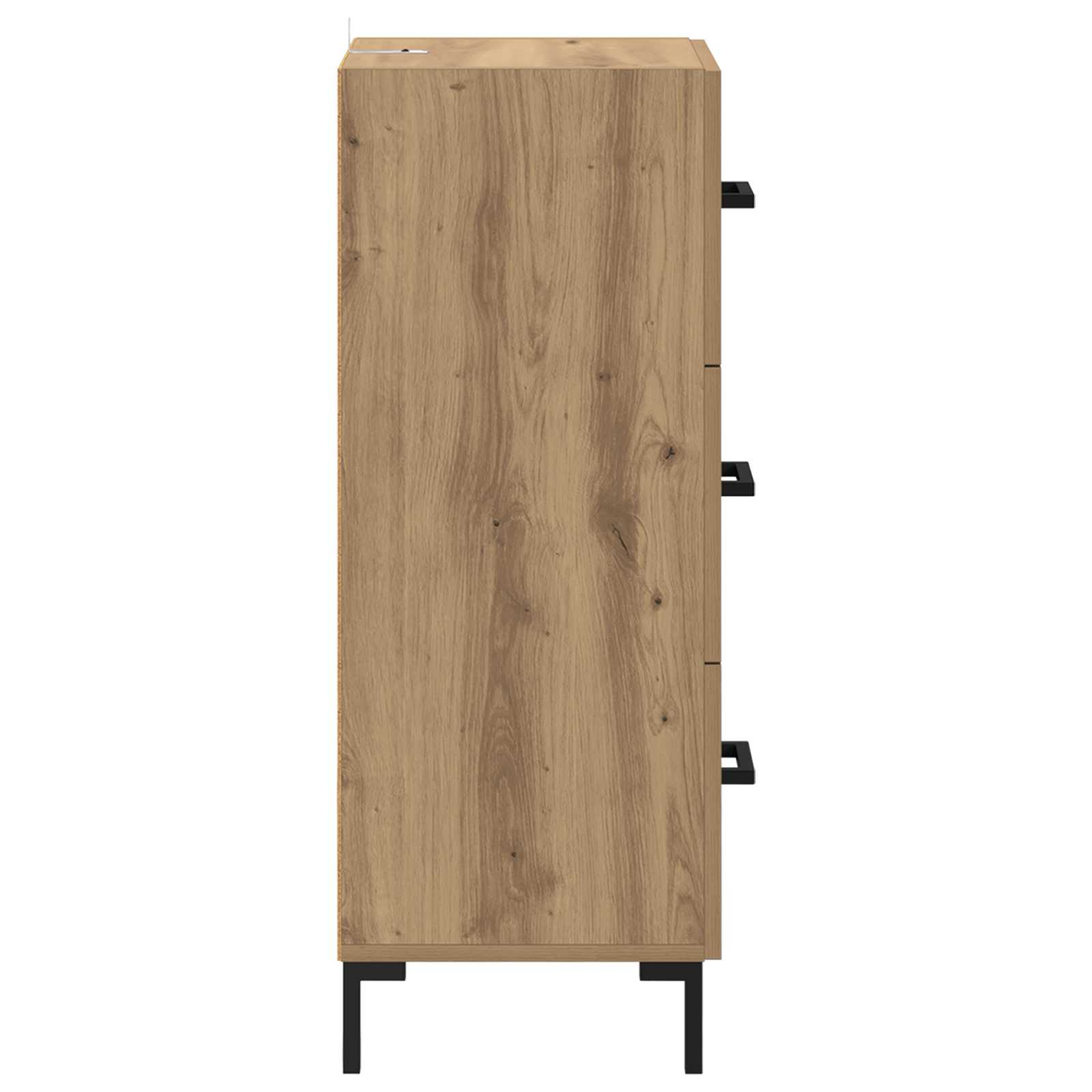 Buffet Chêne artisanal 34,5 x 34 x 90 cm Bois d'ingénierie - XIOS
