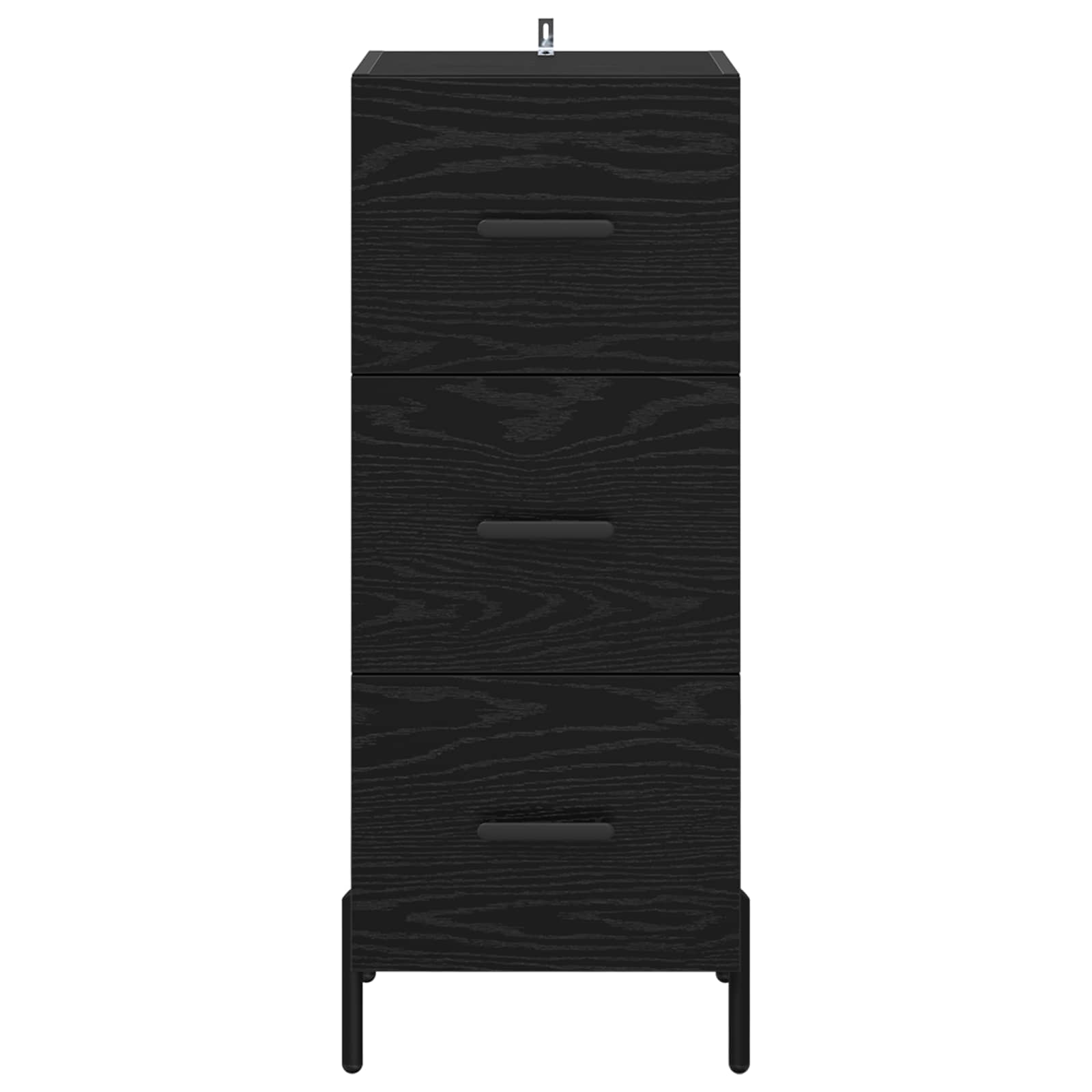Buffet Chêne noir 34 x 34,5 x 90 cm Bois d'ingénierie - XIOS