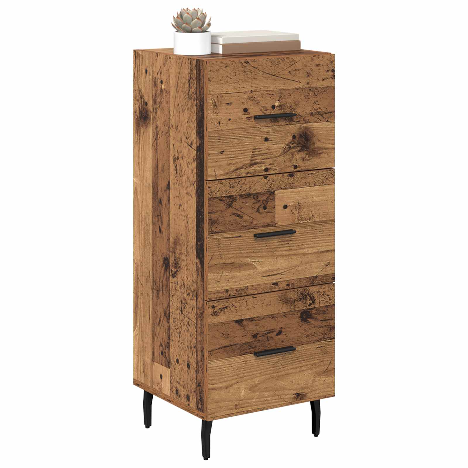 Buffet Bois ancien 34 x 34,5 x 90 cm Bois d'ingénierie - XIOS