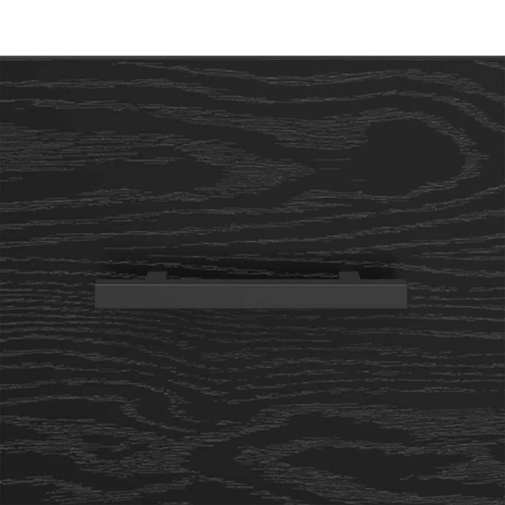 Buffet Chêne noir 34,5 x 34 x 90 cm Bois d'ingénierie et fer - XIOS