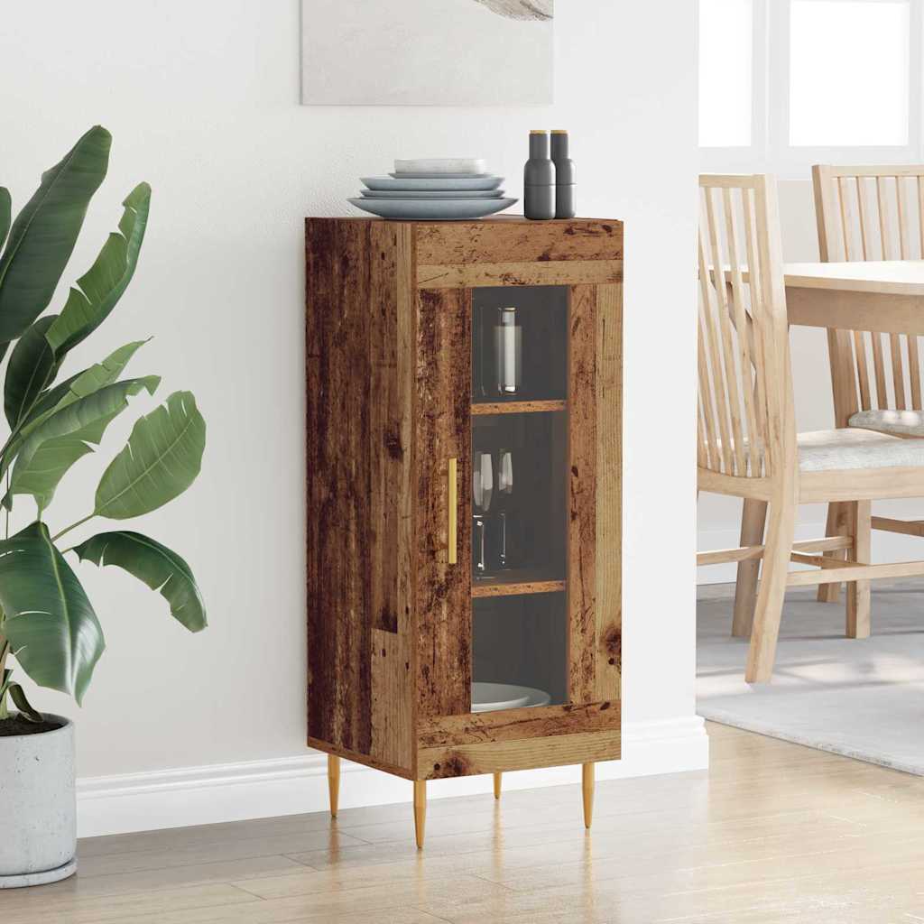 Buffet Bois ancien 34 x 34,5 x 90 cm Bois d'ingénierie - XIOS