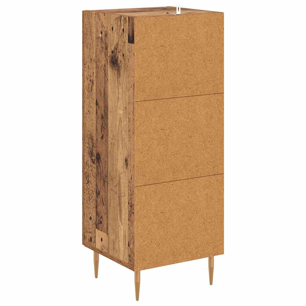 Buffet Bois ancien 34 x 34,5 x 90 cm Bois d'ingénierie - XIOS