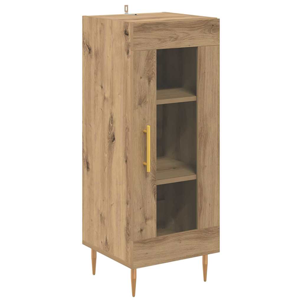 Buffet chêne artisanal 34 x 34,5 x 90 cm Bois d'ingénierie - XIOS