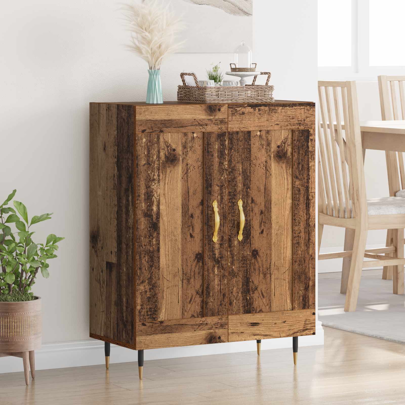 Buffet Bois ancien 69,5 x 34 x 90 cm Bois d'ingénierie - XIOS