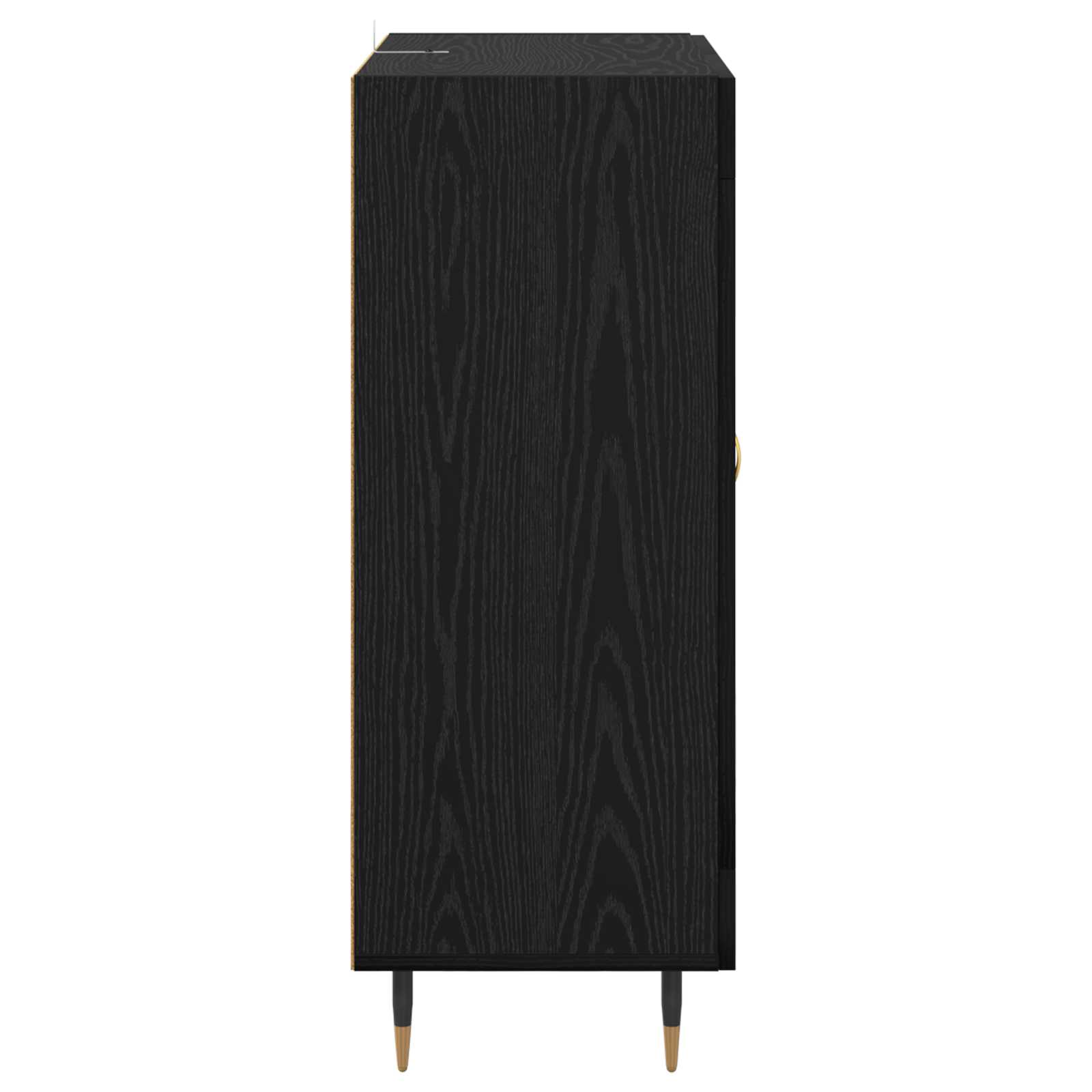 Buffet Chêne noir 69,5 x 34 x 90 cm Bois d'ingénierie - XIOS