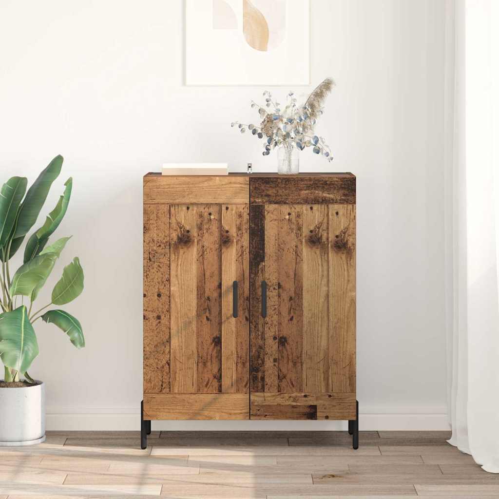 Buffet Bois Ancien 69,5 x 34 x 90 cm Bois d'ingénierie et fer - XIOS