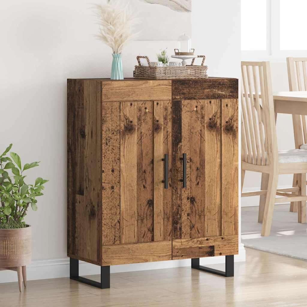 Buffet Bois Ancien 69,5 x 34 x 90 cm Bois d'ingénierie et fer - XIOS