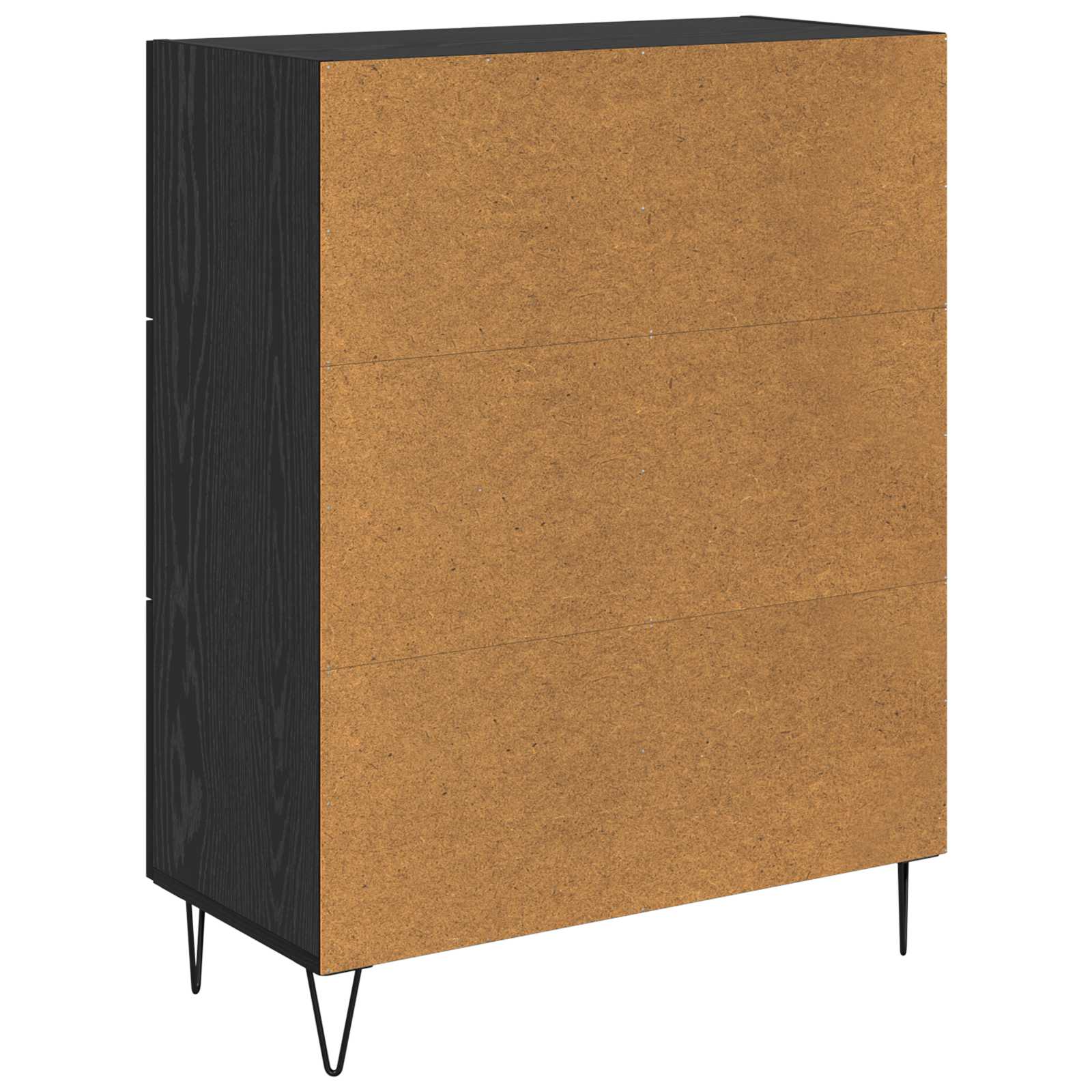 Buffet Chêne Noir 69,5 x 34 x 90 cm Bois d’ingénierie - XIOS