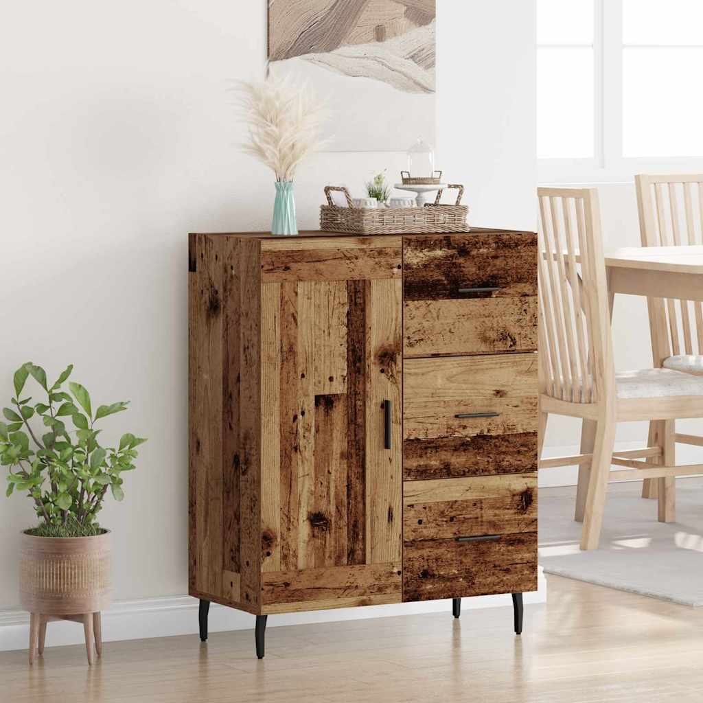 Buffet Bois Ancien 69,5 x 34 x 90 cm Bois d'ingénierie et fer - XIOS