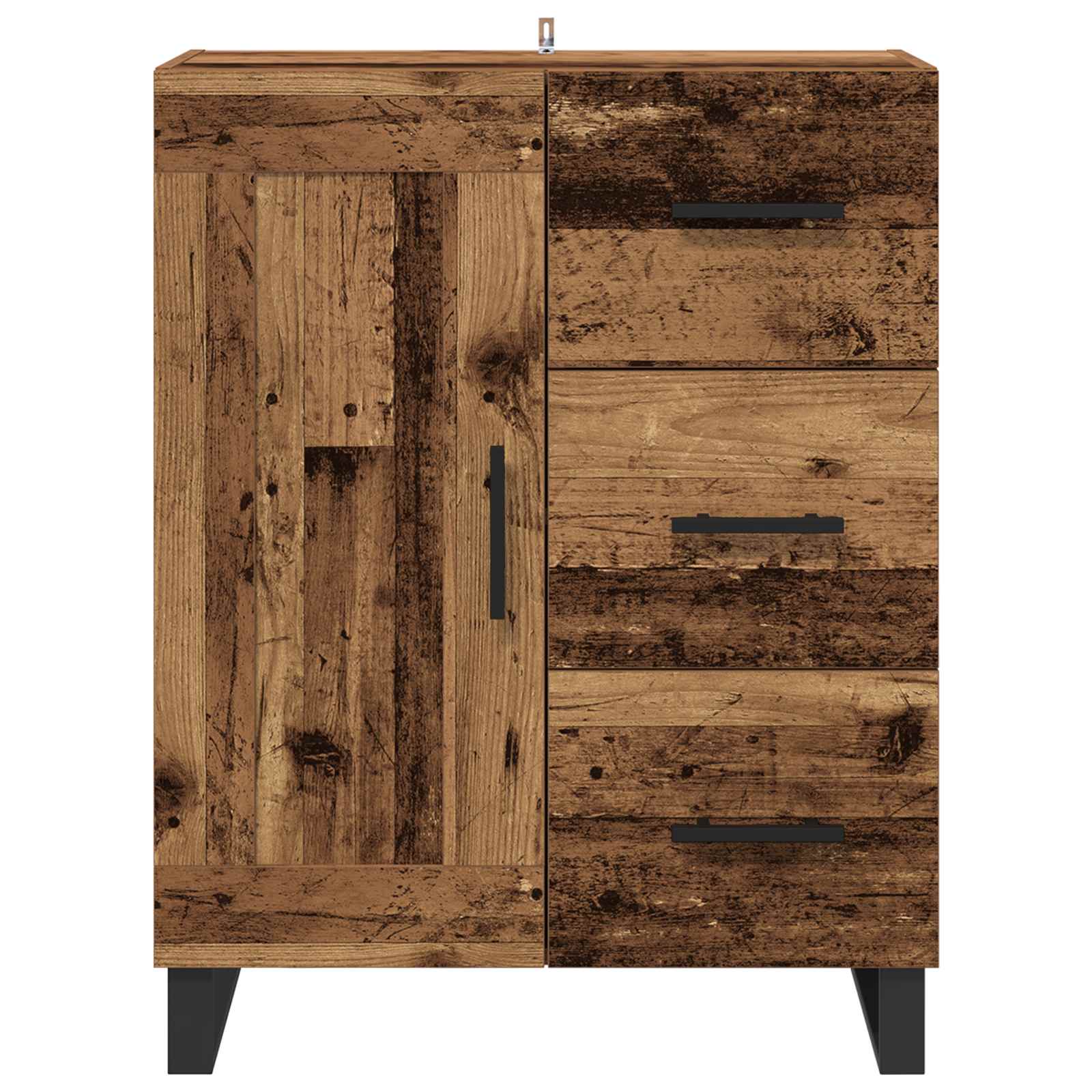 Buffet Bois Ancien 69,5 x 34 x 90 cm Bois d'ingénierie et fer - XIOS