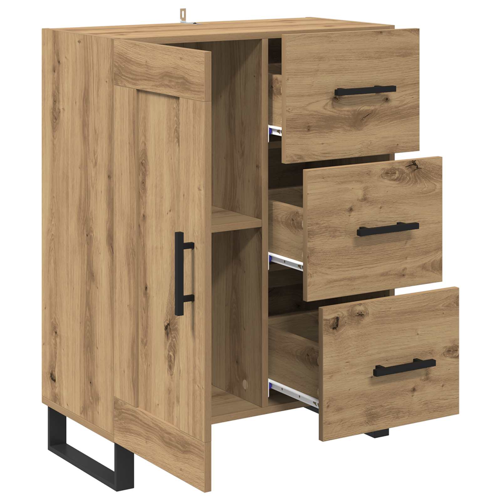 Buffet Chêne artisanal 69,5 x 34 x 90 cm - XIOS