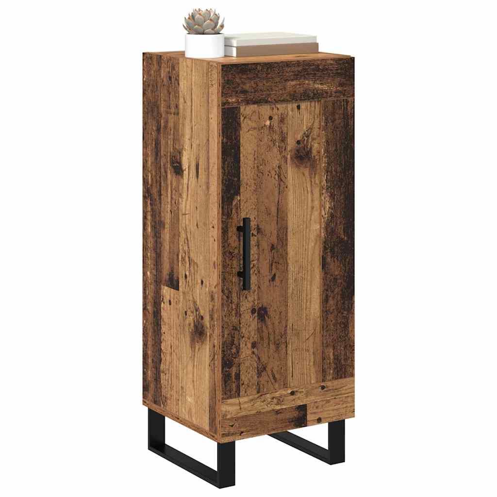 Buffet Bois Ancien 34,5 x 34 x 90 cm Bois d'ingénierie et fer - XIOS