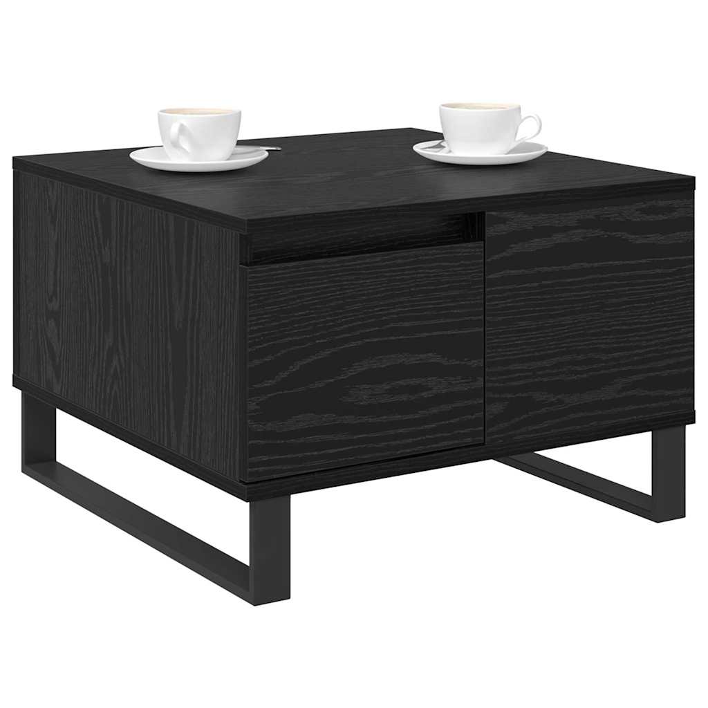 Table basse Chêne noir 55 x 55 x 36.5 cm Bois d'ingénierie - XIOS