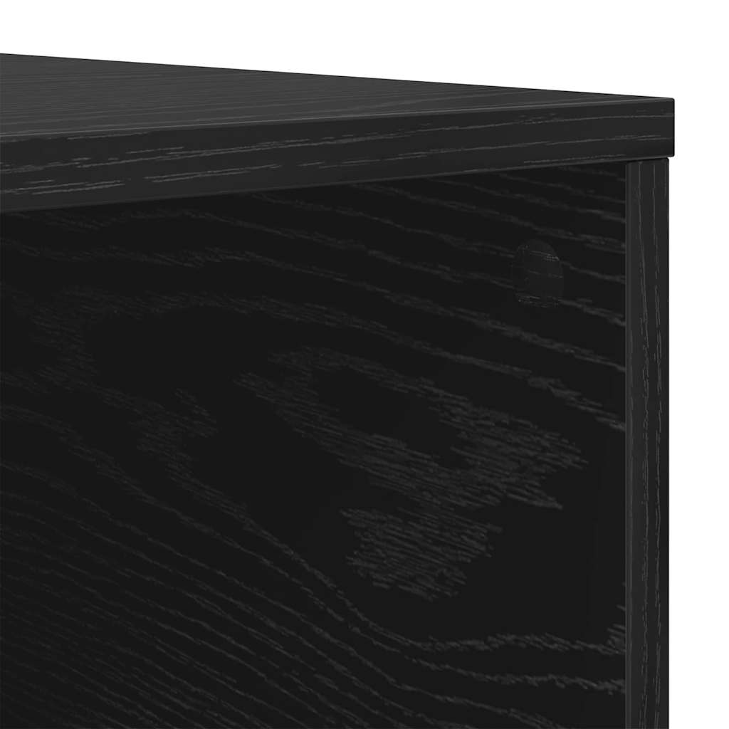 Table basse Chêne noir 80 x 80 x 36,5 cm Bois d'ingénierie - XIOS