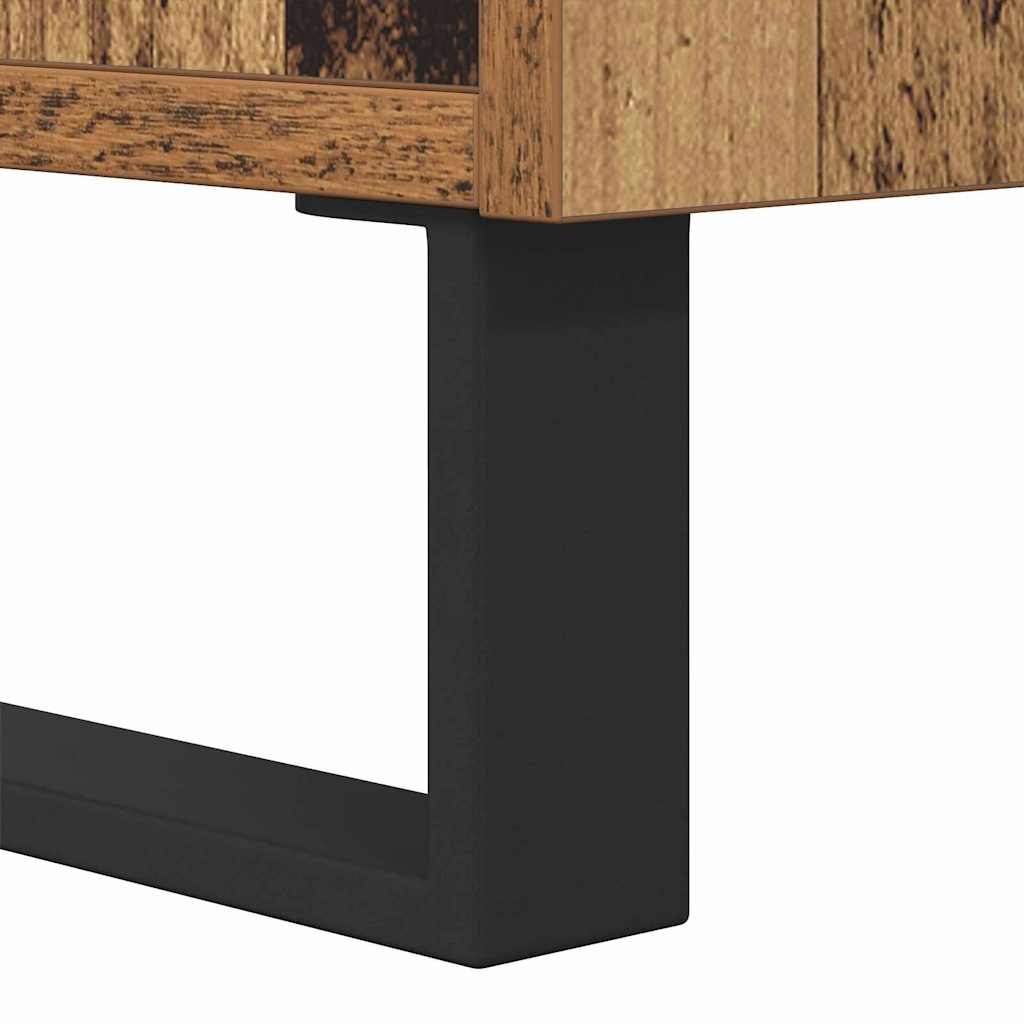 Table basse Bois ancien 80 x 80 x 36,5 cm Bois d'ingénierie - XIOS