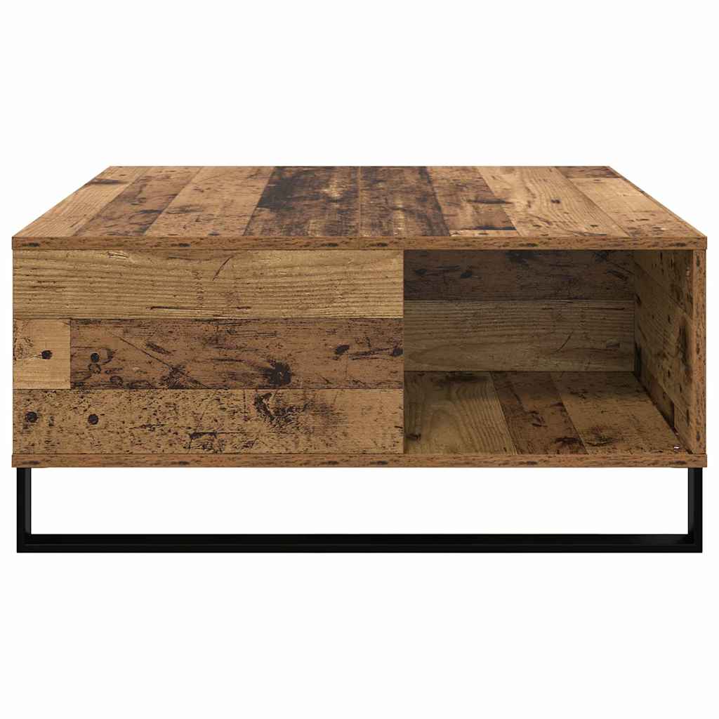 Table basse Bois ancien 80 x 80 x 36,5 cm Bois d'ingénierie - XIOS