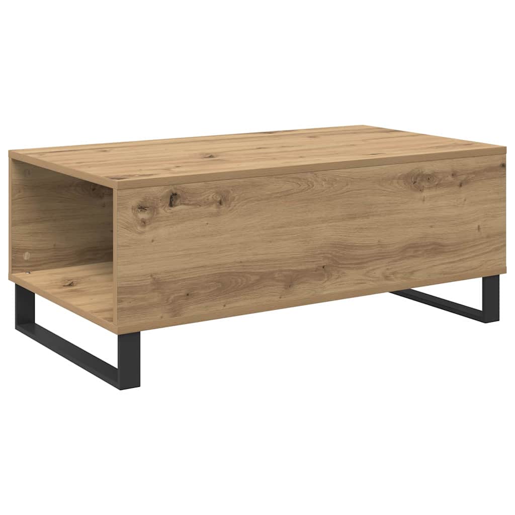 Table basse avec tiroir chêne artisanal Bois d'ingénierie - XIOS