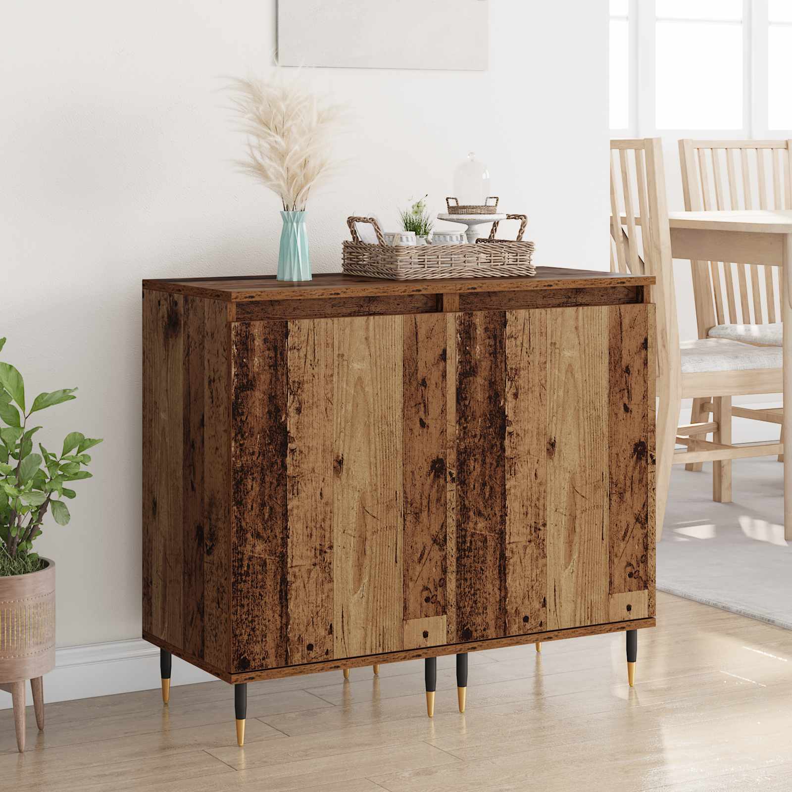 Buffet 2 pcs Bois Ancien 40 x 35 x 70 cm - XIOS