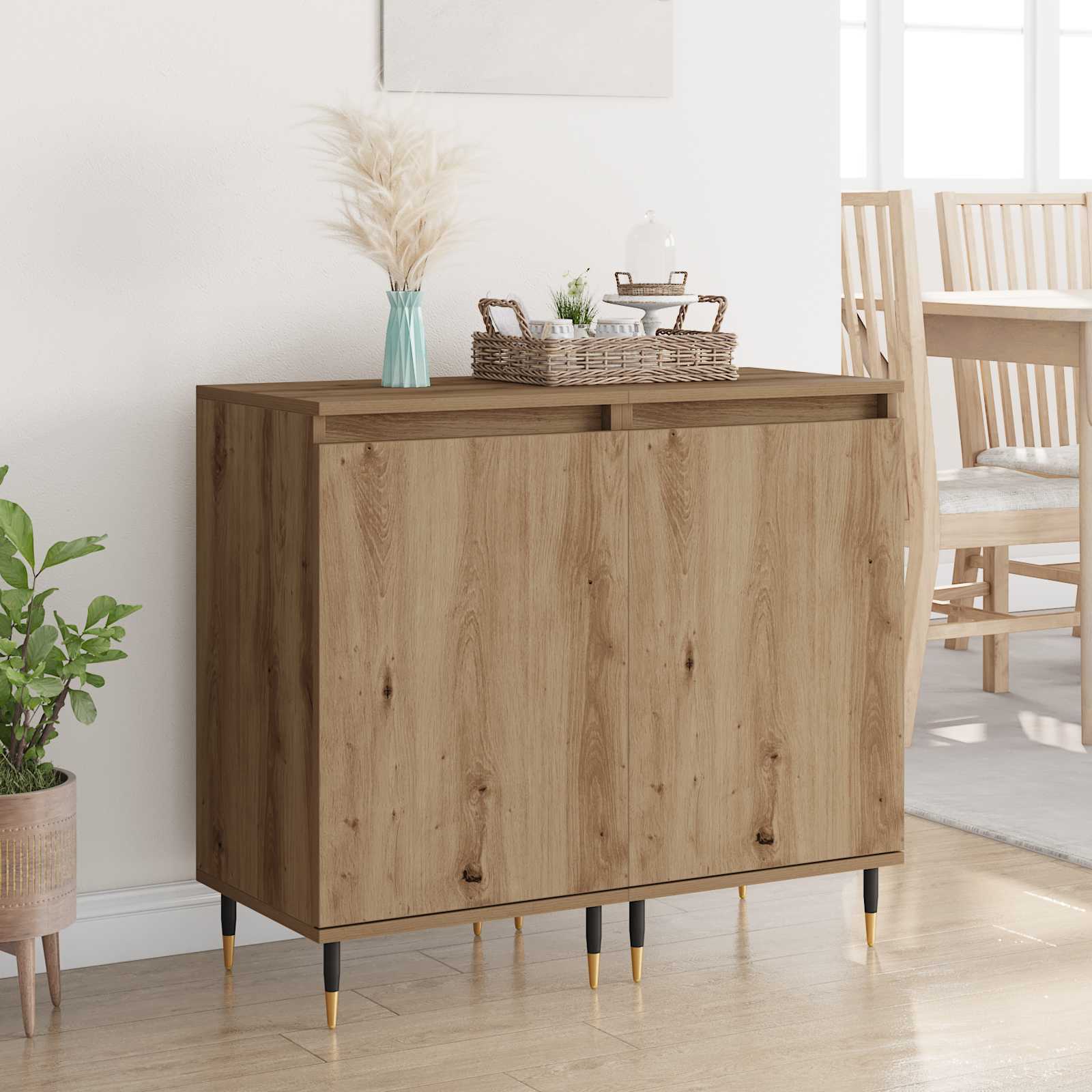 Buffet 2 pcs Chêne artisanal 40 x 35 x 70 cm - XIOS
