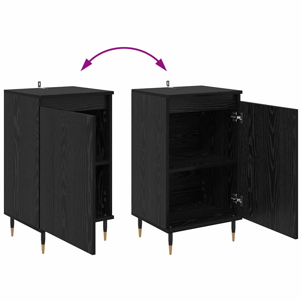 Buffet 2 pcs Chêne noir 40 x 35 x 70 cm - XIOS