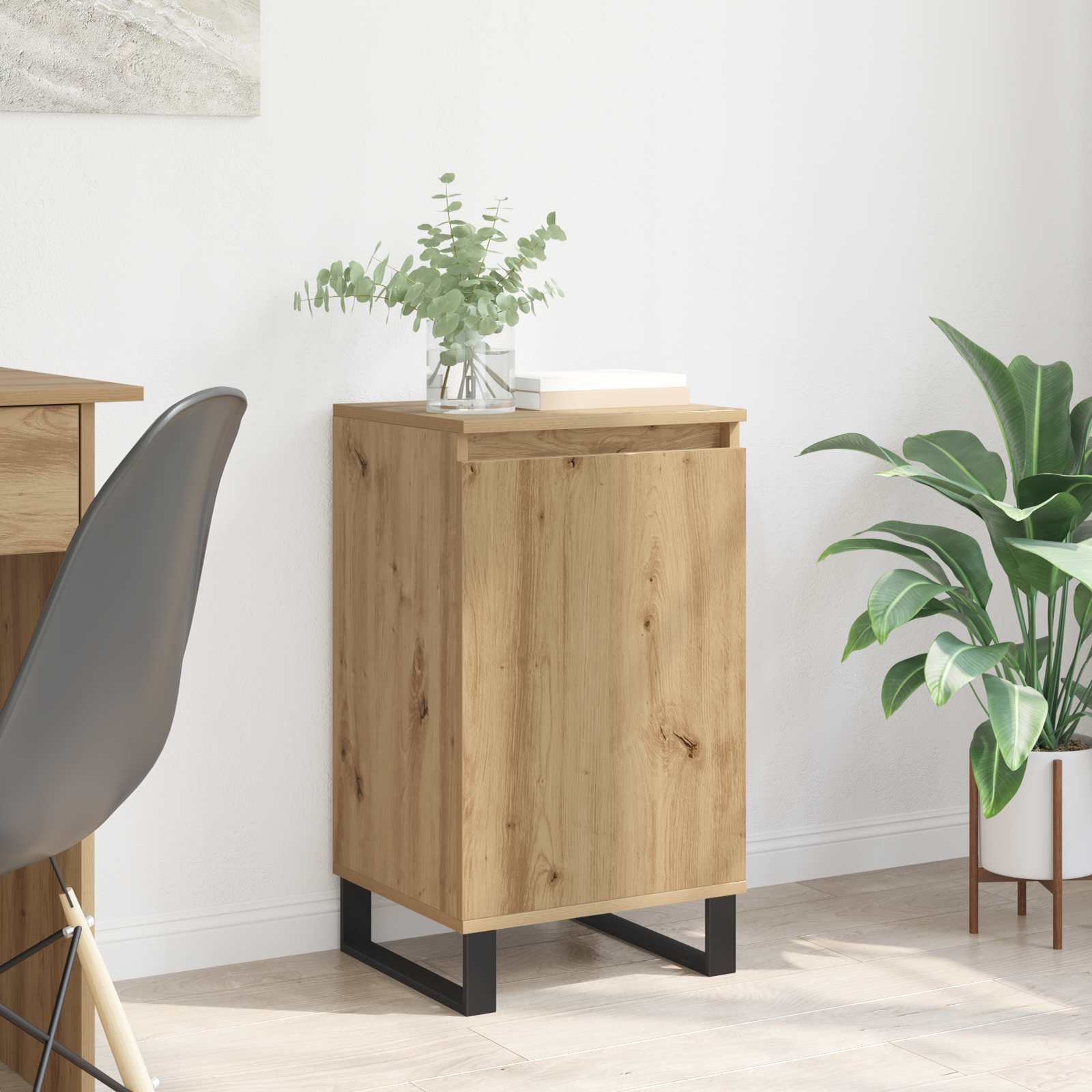 Buffet Chêne artisanal 40 x 35 x 70 cm Bois d'ingénierie - XIOS