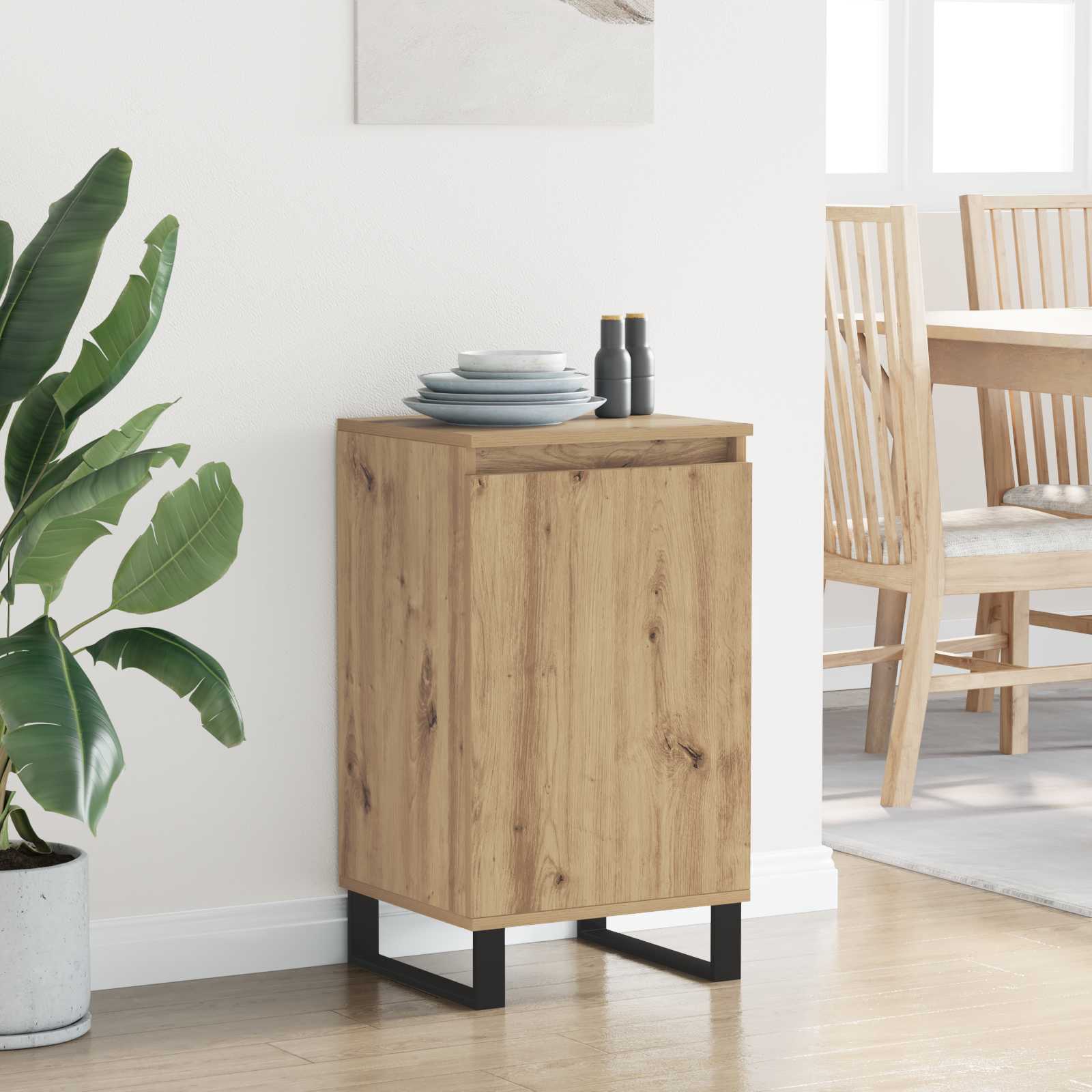 Buffet Chêne artisanal 40 x 35 x 70 cm Bois d'ingénierie - XIOS