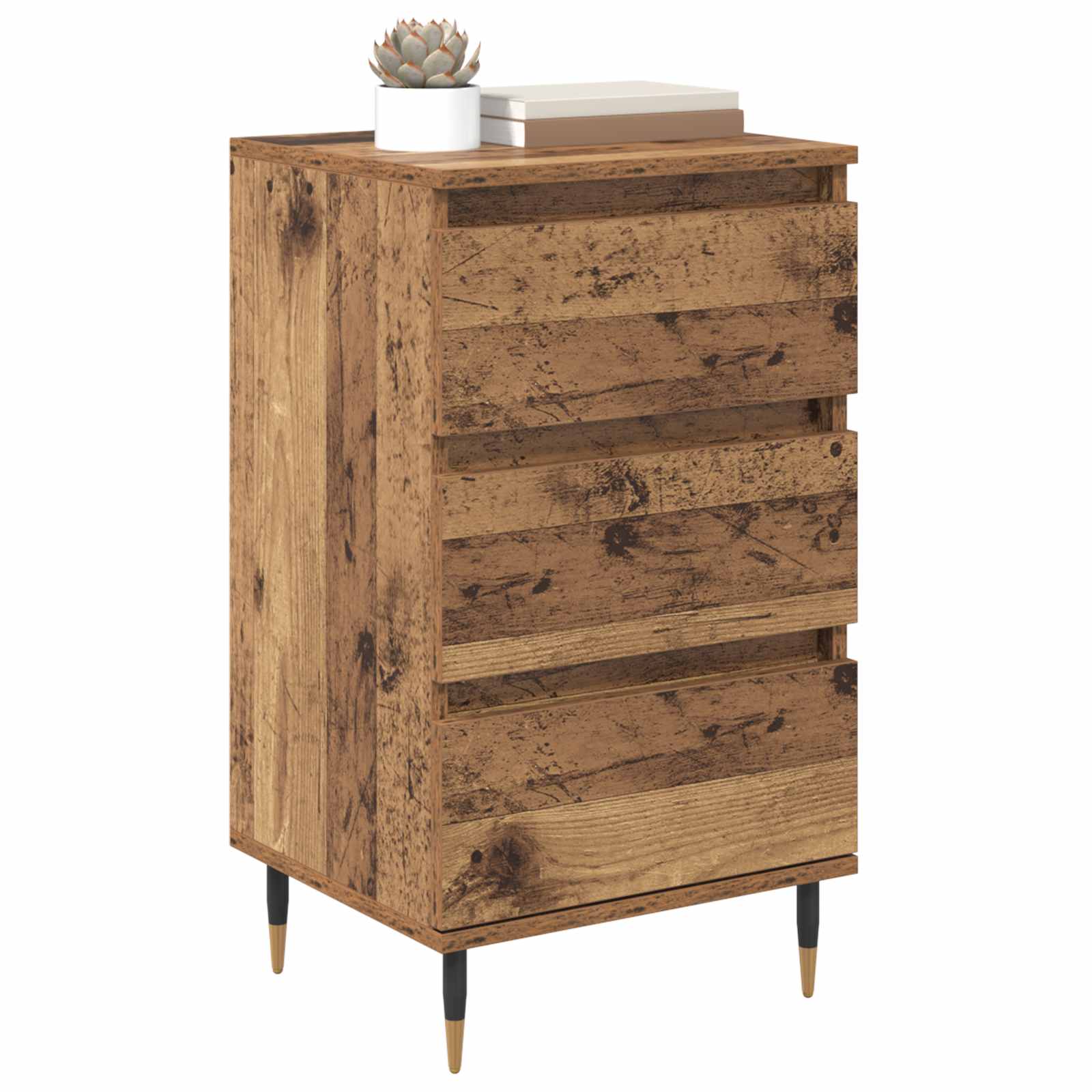 Buffet Bois ancien 35 x 40 x 70 cm Bois d'ingénierie - XIOS