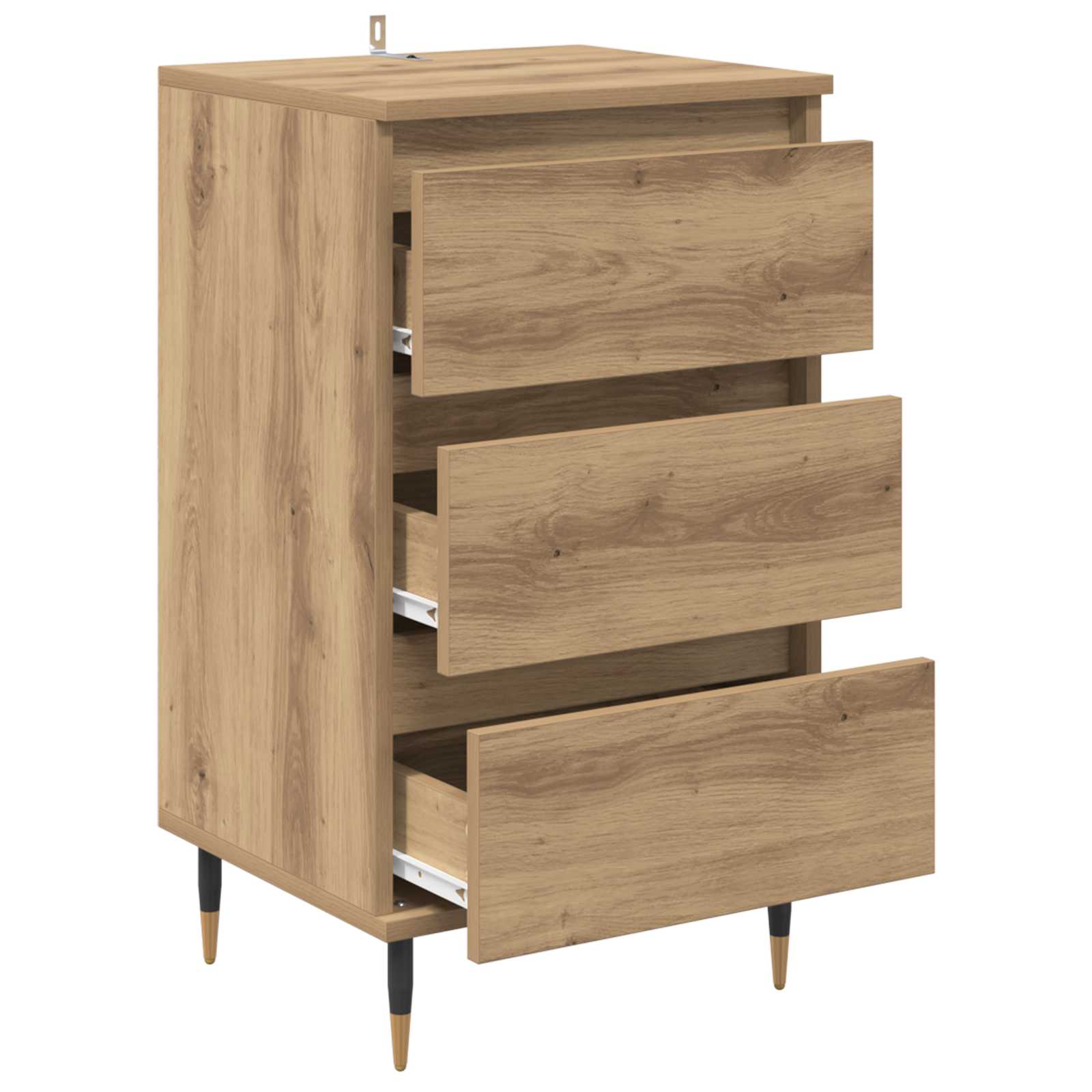 Buffet chêne artisanal 35 x 40 x 70 cm Bois d'ingénierie - XIOS