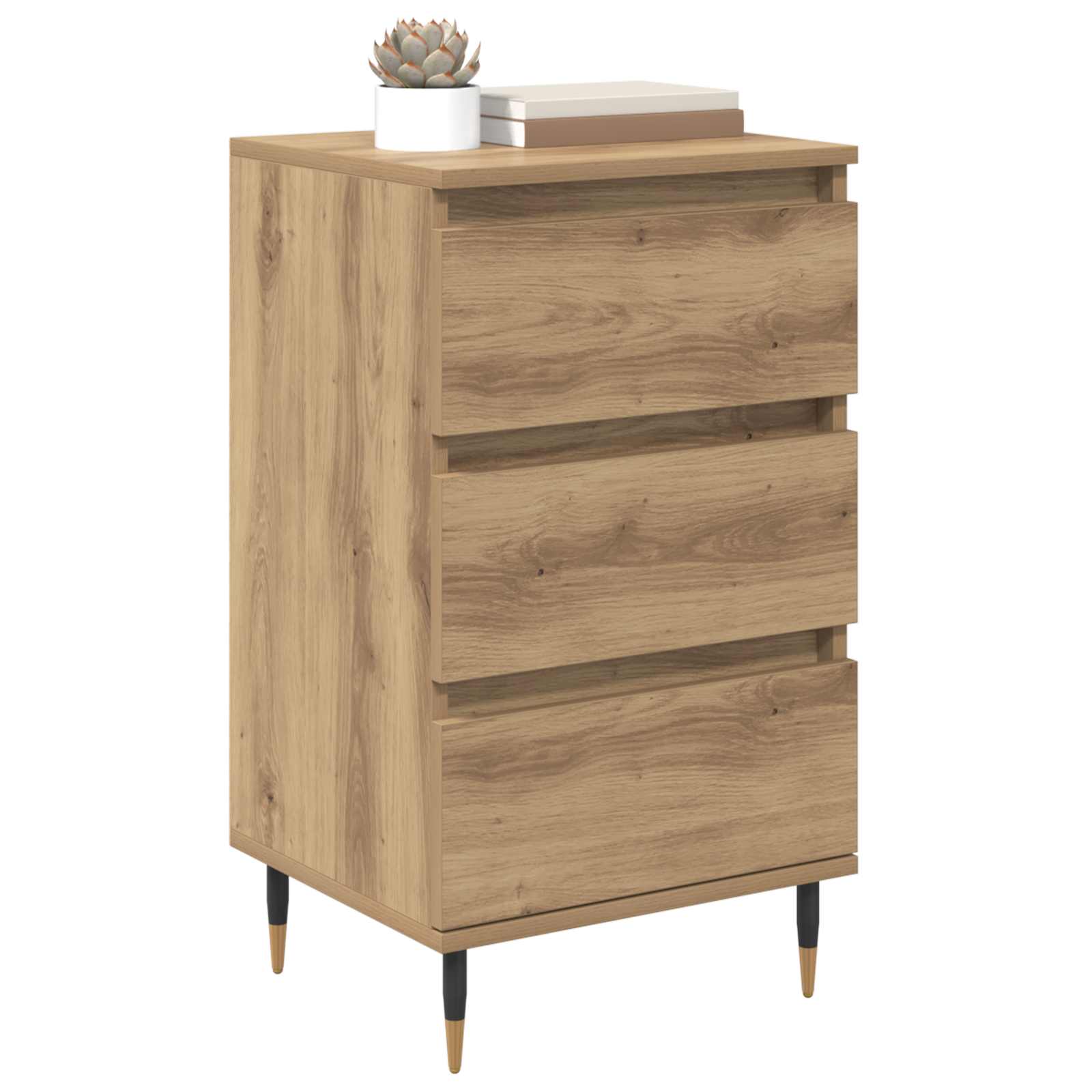 Buffet chêne artisanal 35 x 40 x 70 cm Bois d'ingénierie - XIOS