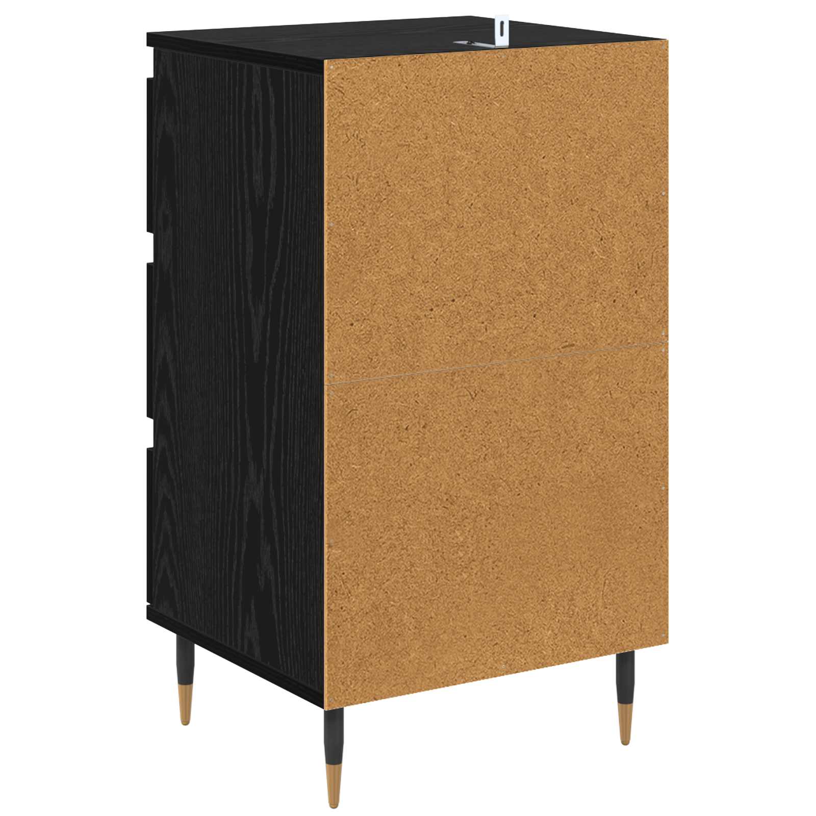 Buffet avec tiroir Chêne noir 35 x 40 x 70 cm Bois d'ingénierie - XIOS