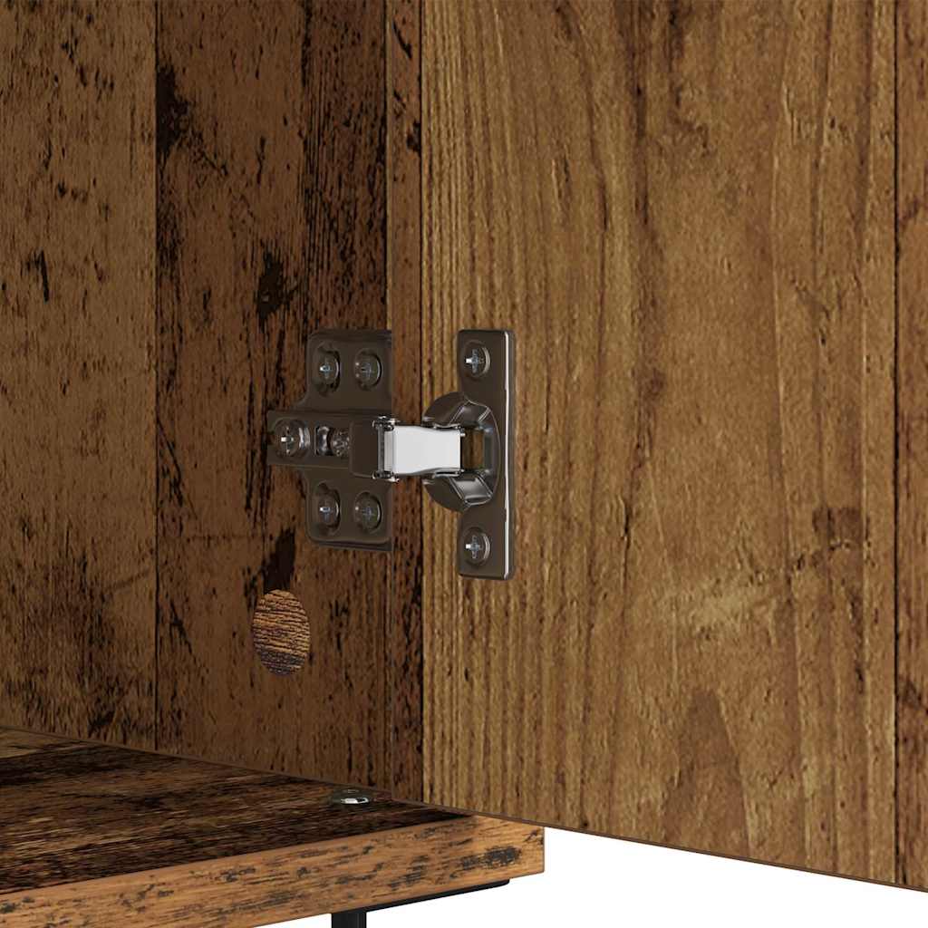 Buffet Bois Ancien 60 x 35 x 70 cm Bois d'ingénierie et fer - XIOS