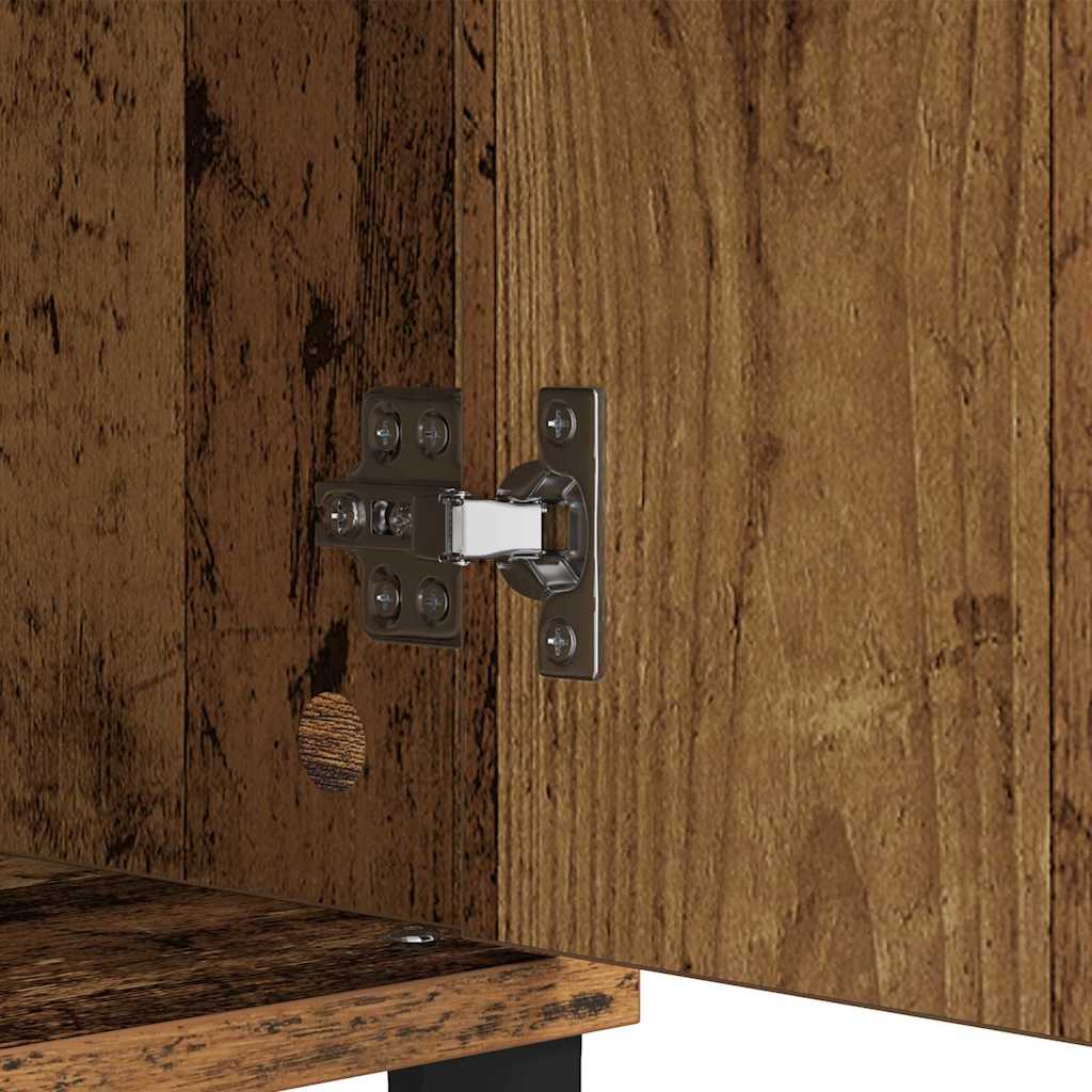 Buffet Bois Ancien 60 x 35 x 70 cm Bois d'ingénierie et fer - XIOS