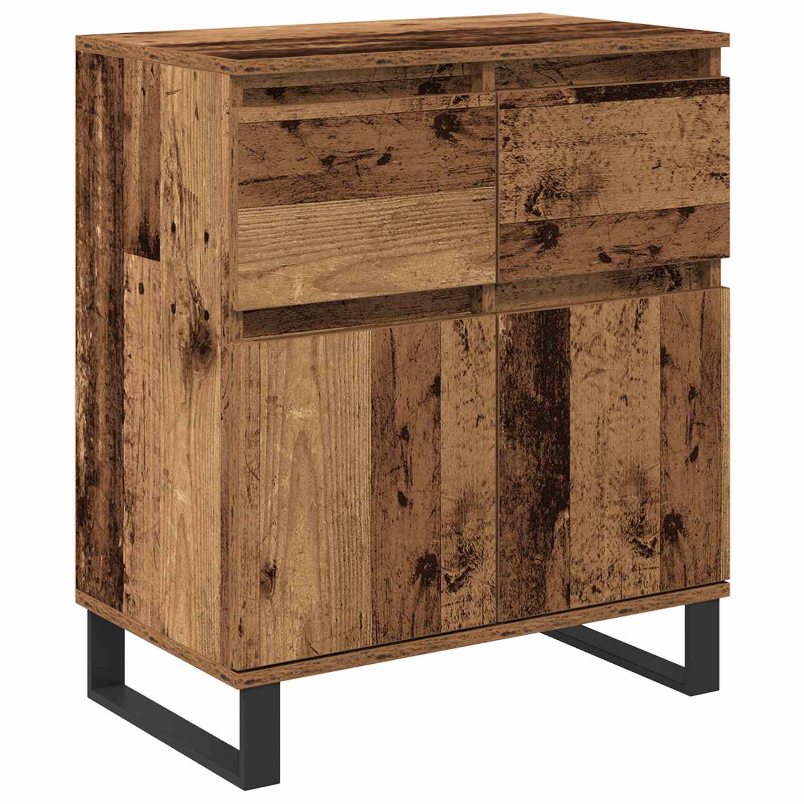 Buffet Bois Ancien 60 x 35 x 70 cm Bois d'ingénierie et fer - XIOS