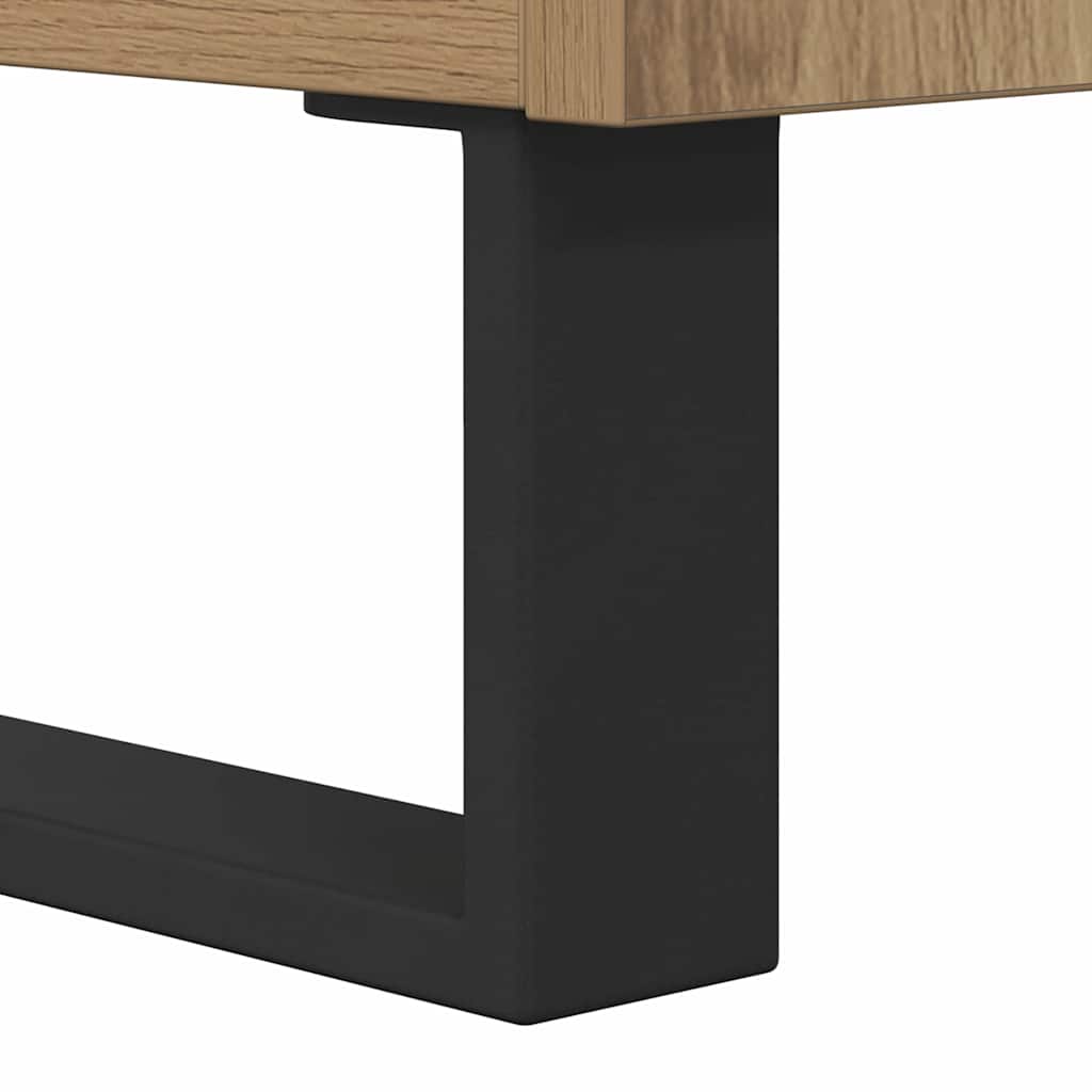 Buffet Chêne artisanal 60 x 35 x 70 cm Bois d'ingénierie et fer - XIOS