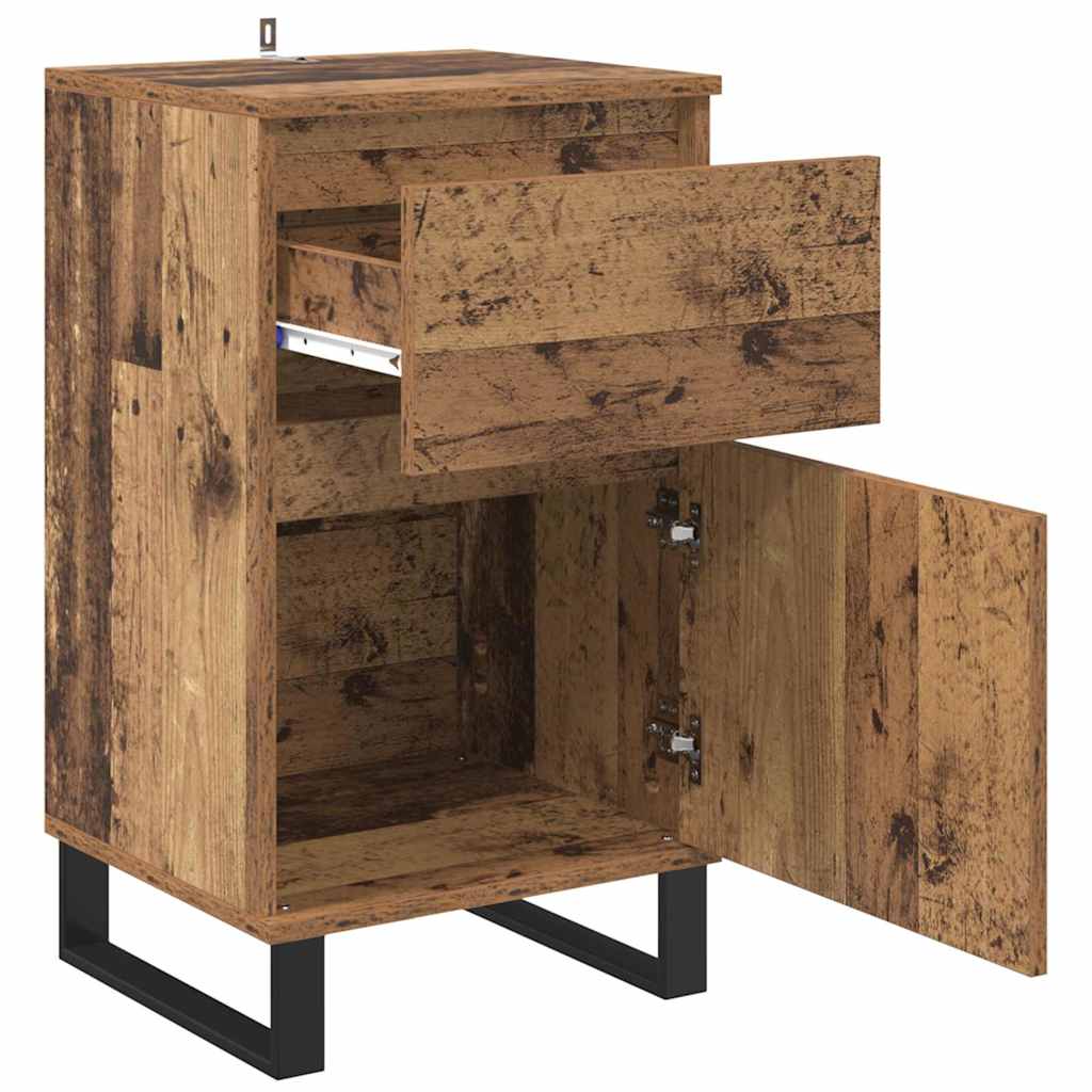 Buffet Bois ancien 35 x 40 x 70 cm Bois d'ingénierie - XIOS