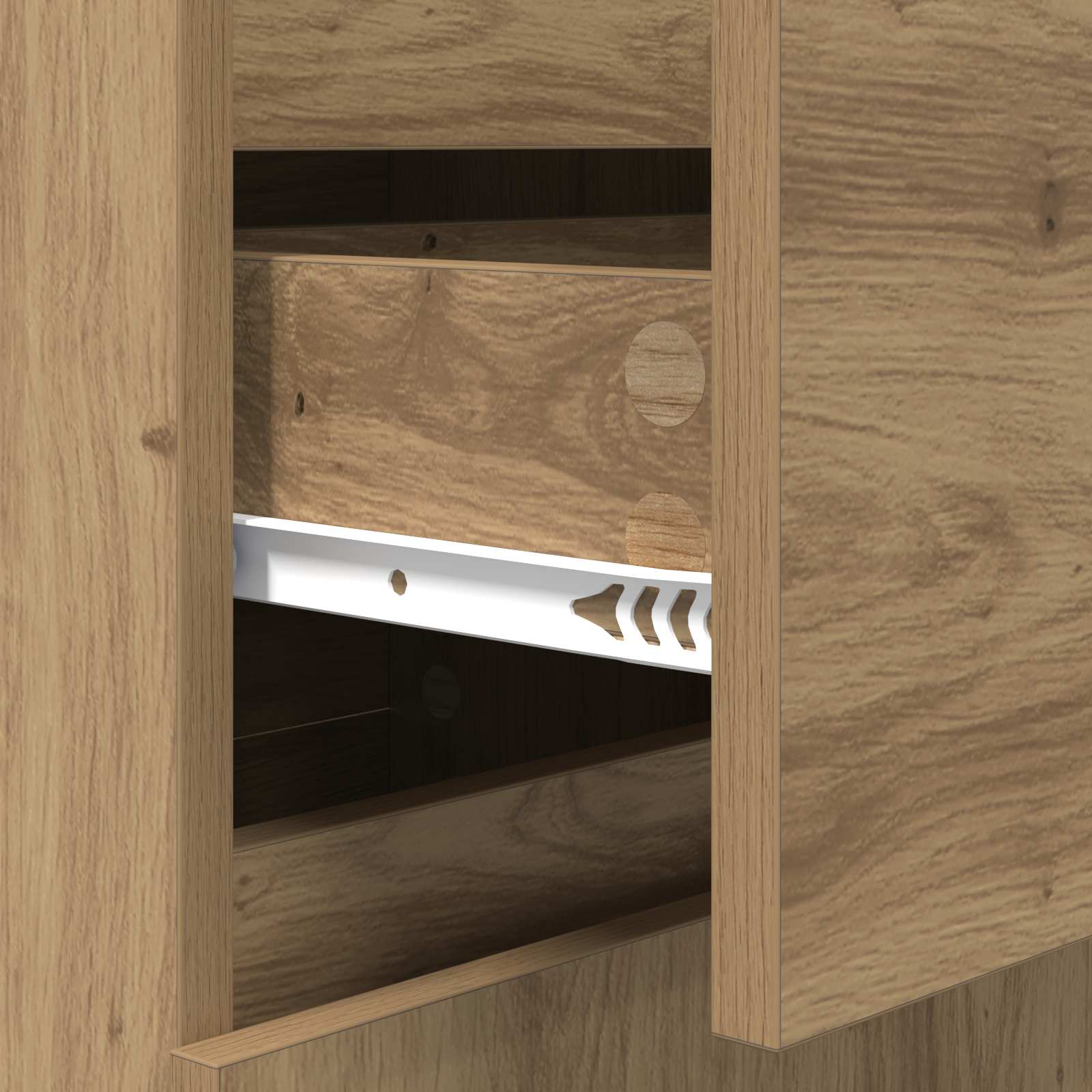 Buffet chêne artisanal 35 x 40 x 70 cm Bois d'ingénierie - XIOS