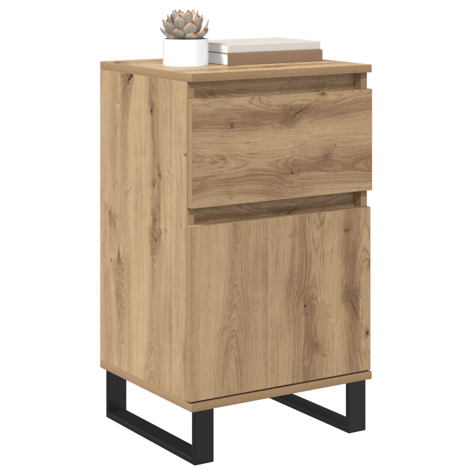 Buffet chêne artisanal 35 x 40 x 70 cm Bois d'ingénierie - XIOS