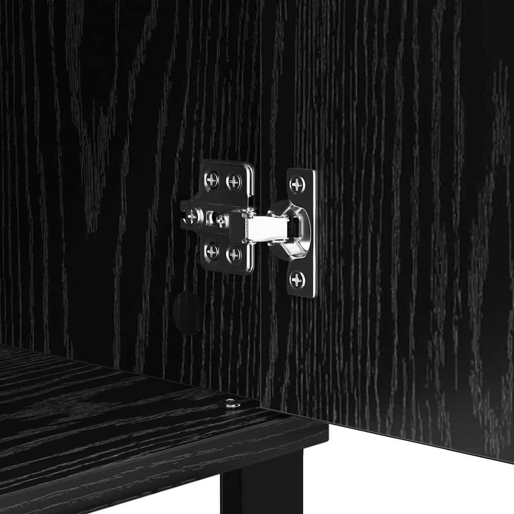 Buffet avec tiroir Chêne noir 35 x 40 x 70 cm Bois d'ingénierie - XIOS