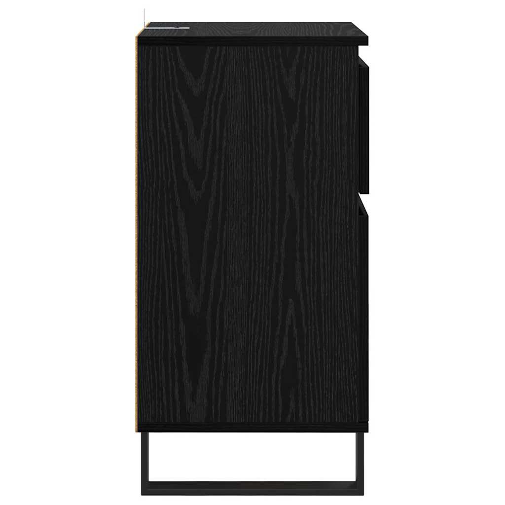 Buffet avec tiroir Chêne noir 35 x 40 x 70 cm Bois d'ingénierie - XIOS